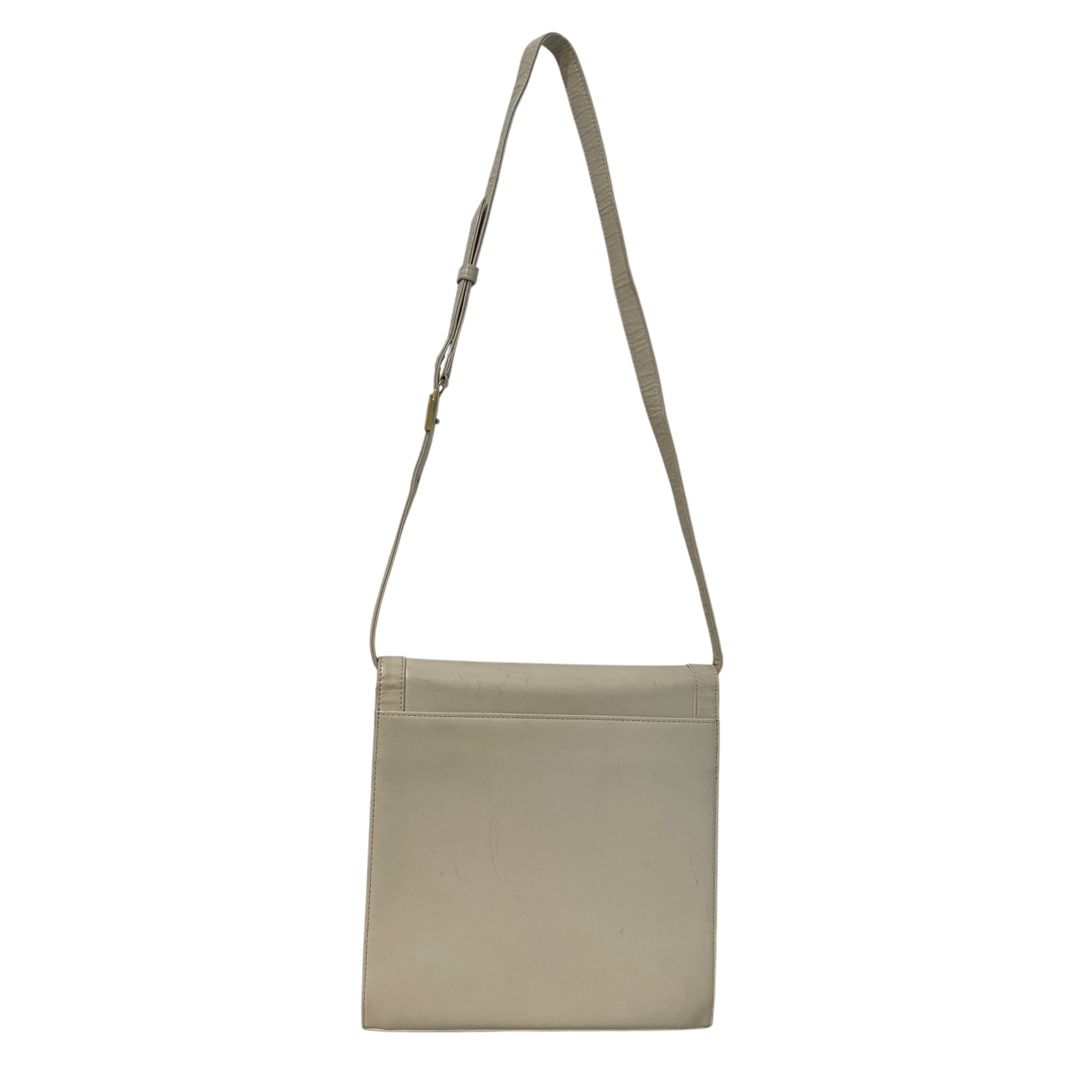 YVES SAINT LAURENT/Hand Bag/Leather/WHT/ view 2