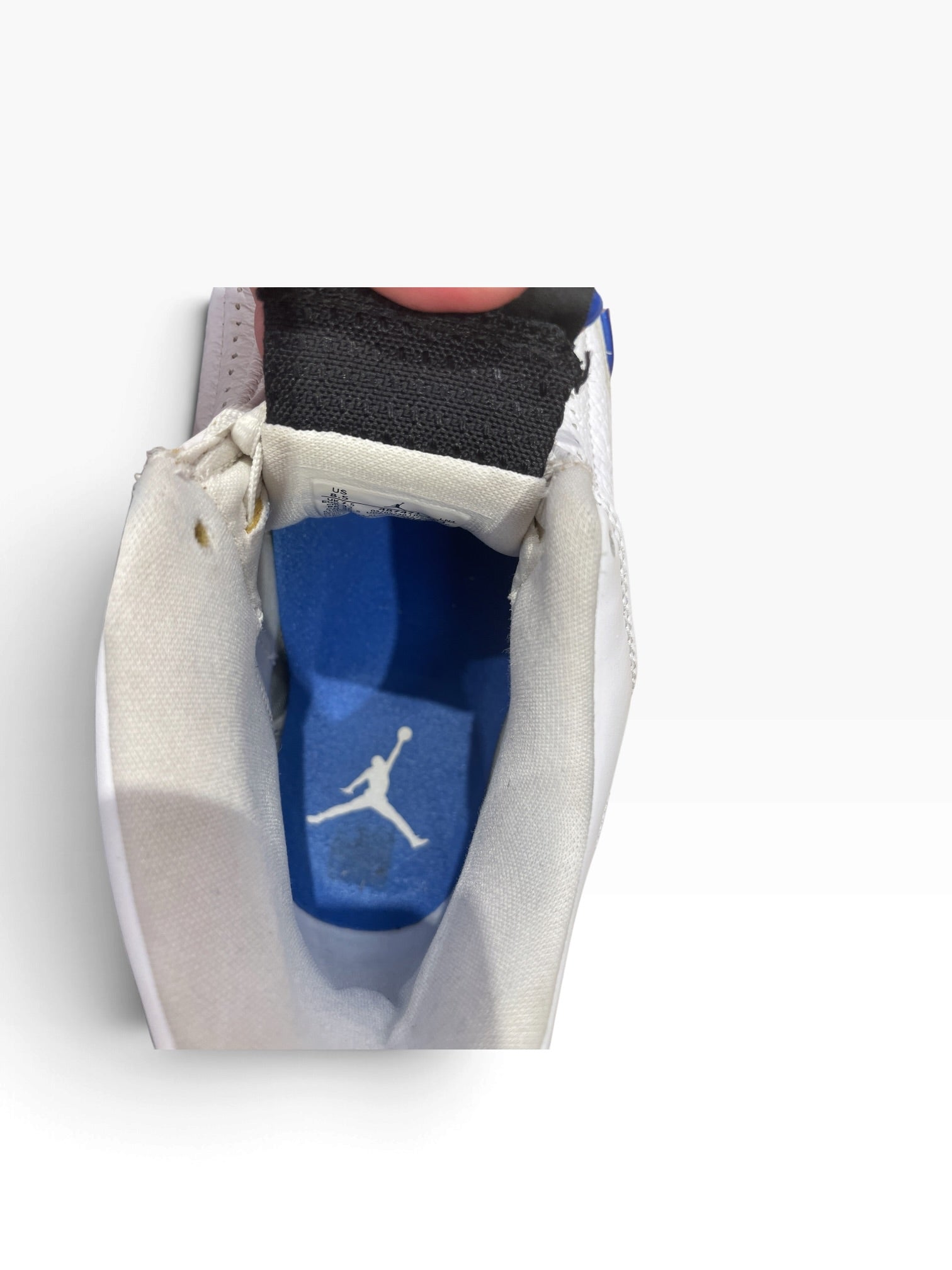 JORDAN BRAND/Low-Sneakers/US 8.5/Leather/WHT/RETRO 14 LOW view 3