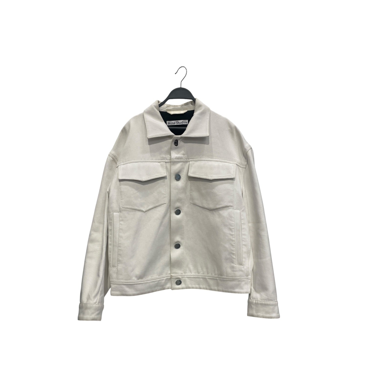 Acne Studios/Denim Jkt/48/Denim/WHT/ACNESTUDIOS WHT MAGNITE TWILL view 1