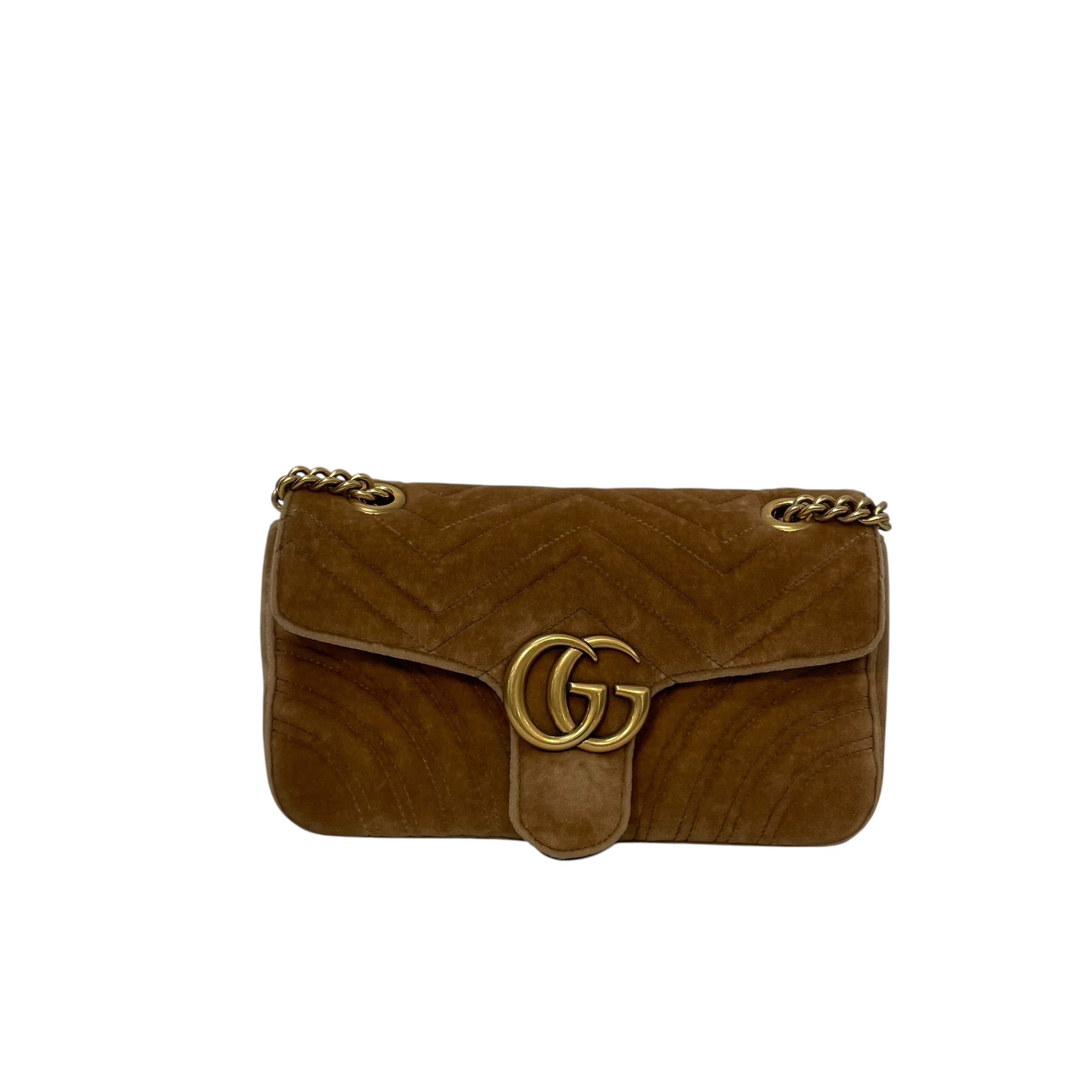 GUCCI/Cross Body Bag/CML/marmont velvet matelasse view 1