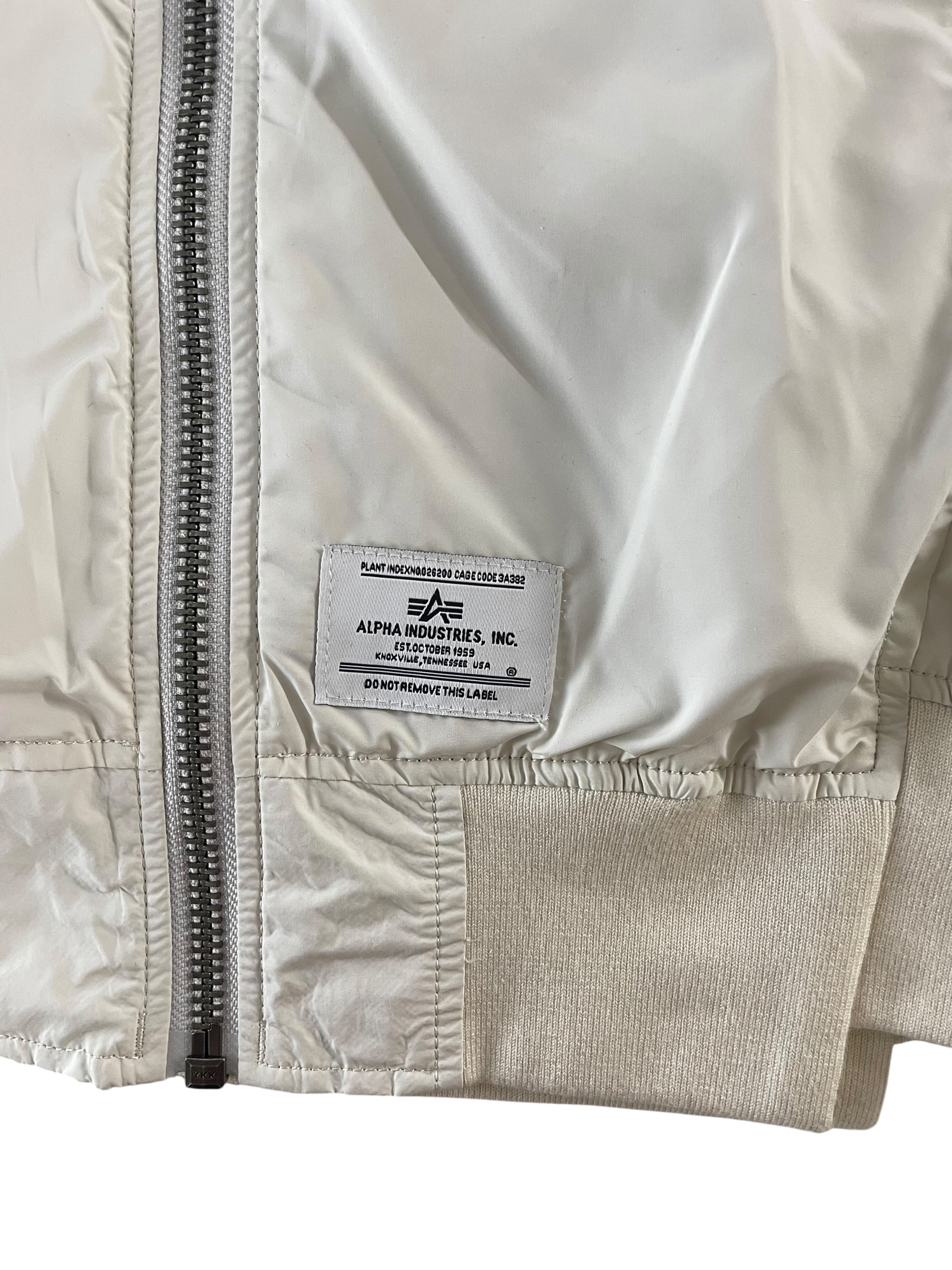 ALPHA INDUSTRIES/Flight Jkt/S/Nylon/WHT/RN 35569 view 5