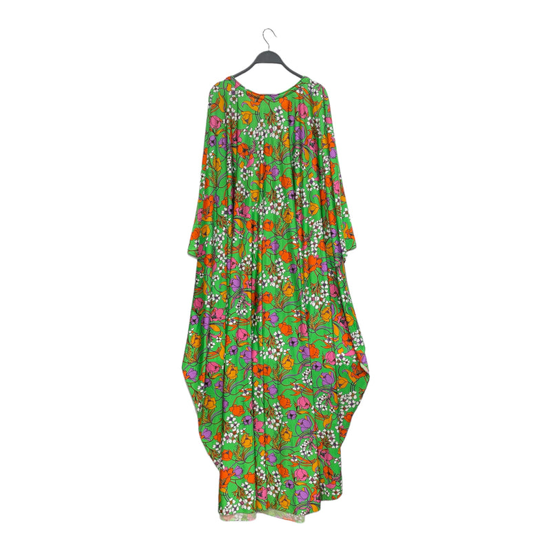 BALENCIAGA/Floral Caftan Dress/38/GRN