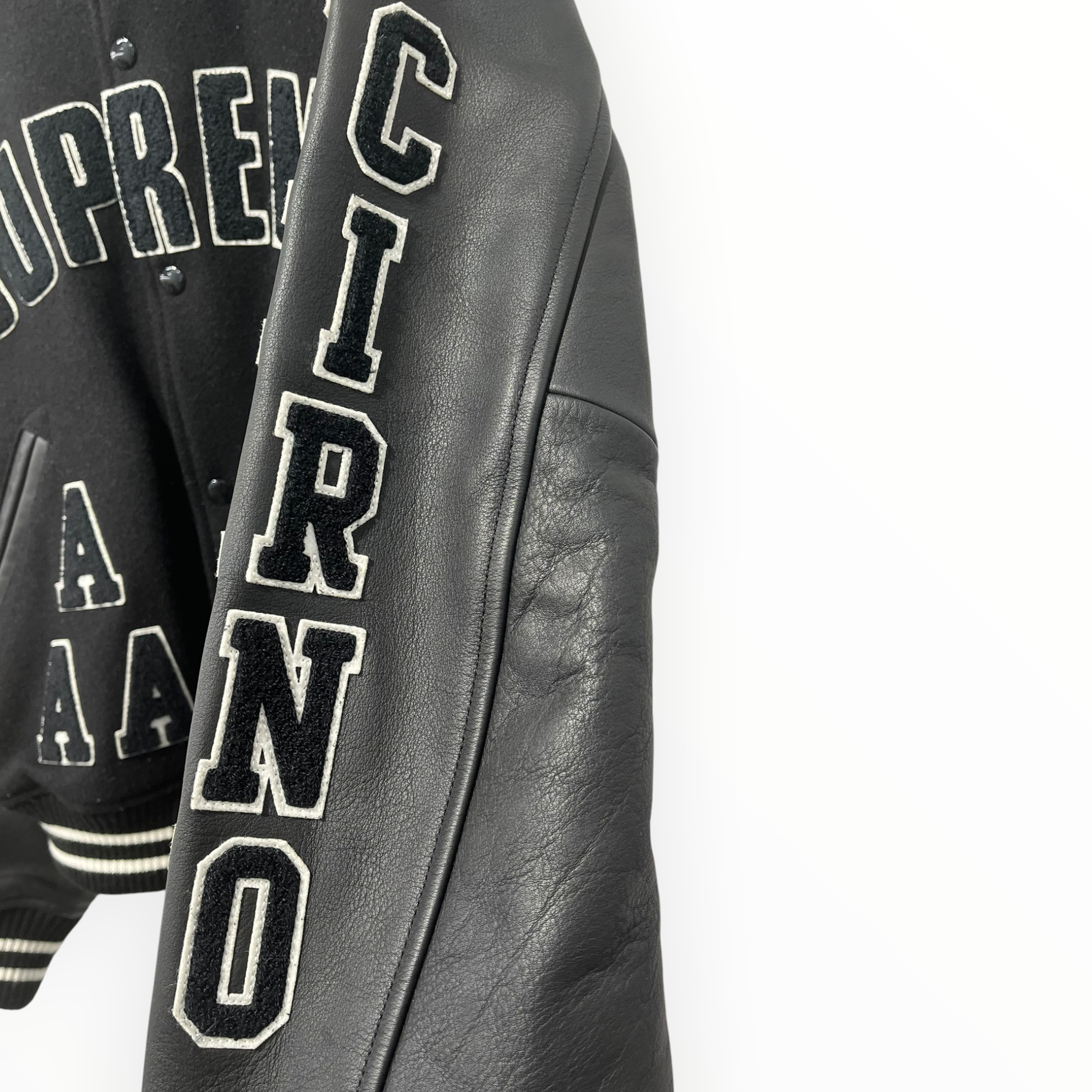 Supreme/Baseball Jkt/M/Cotton/BLK/NUMBERED VARSITY JCKT view 11