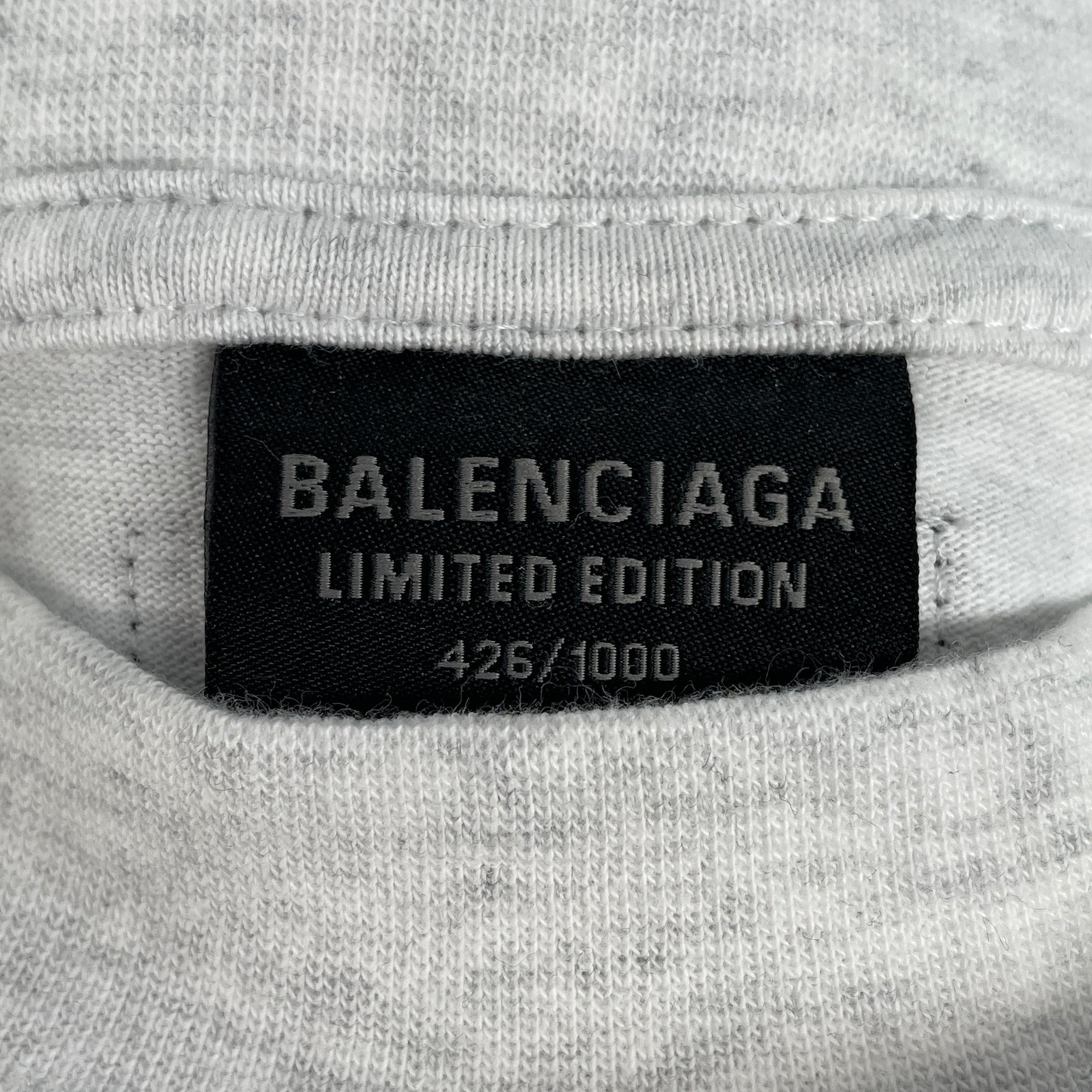 BALENCIAGA/T-Shirt/2/Cotton/GRY/2023 ARCHIVE 426/1000 view 3