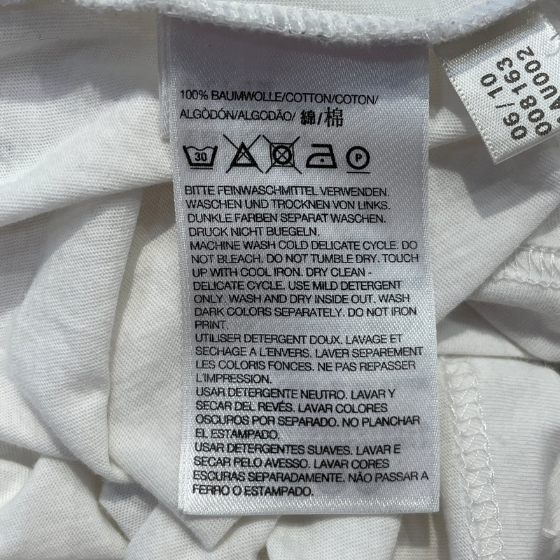 Y-3/T-Shirt/S/Cotton/WHT/Why Three
