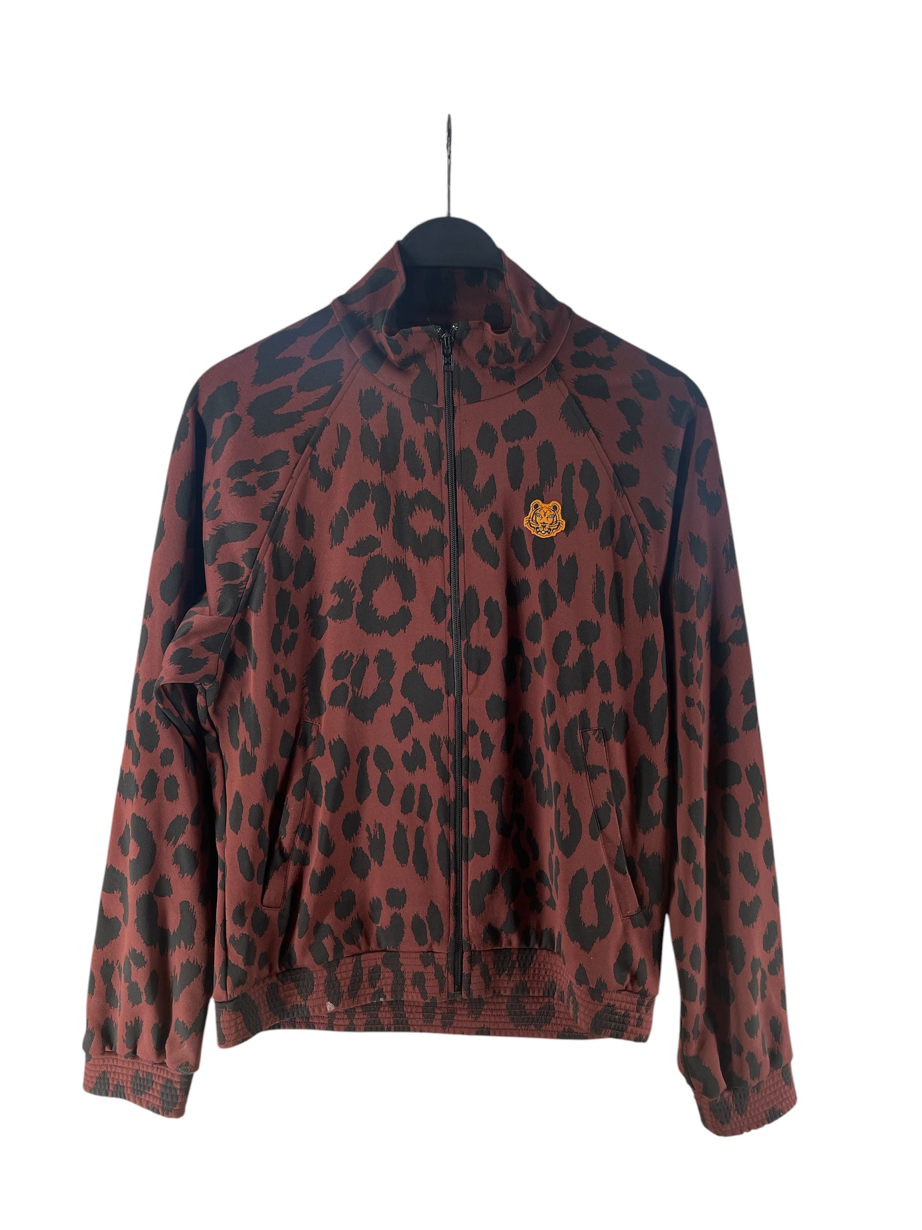 KENZO/Track Jkt/S/Animal Pattern/Cotton/BRW/TIGER FRONT view 1