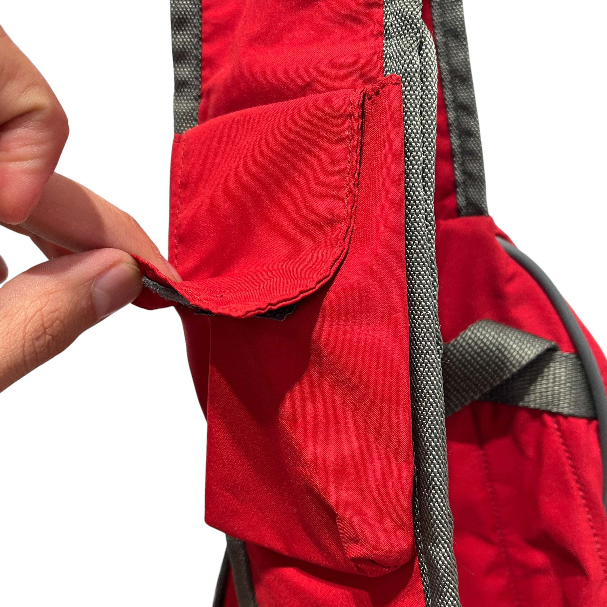 PRADA SPORT/Backpack/Nylon/RED/crossbody rucksack view 10