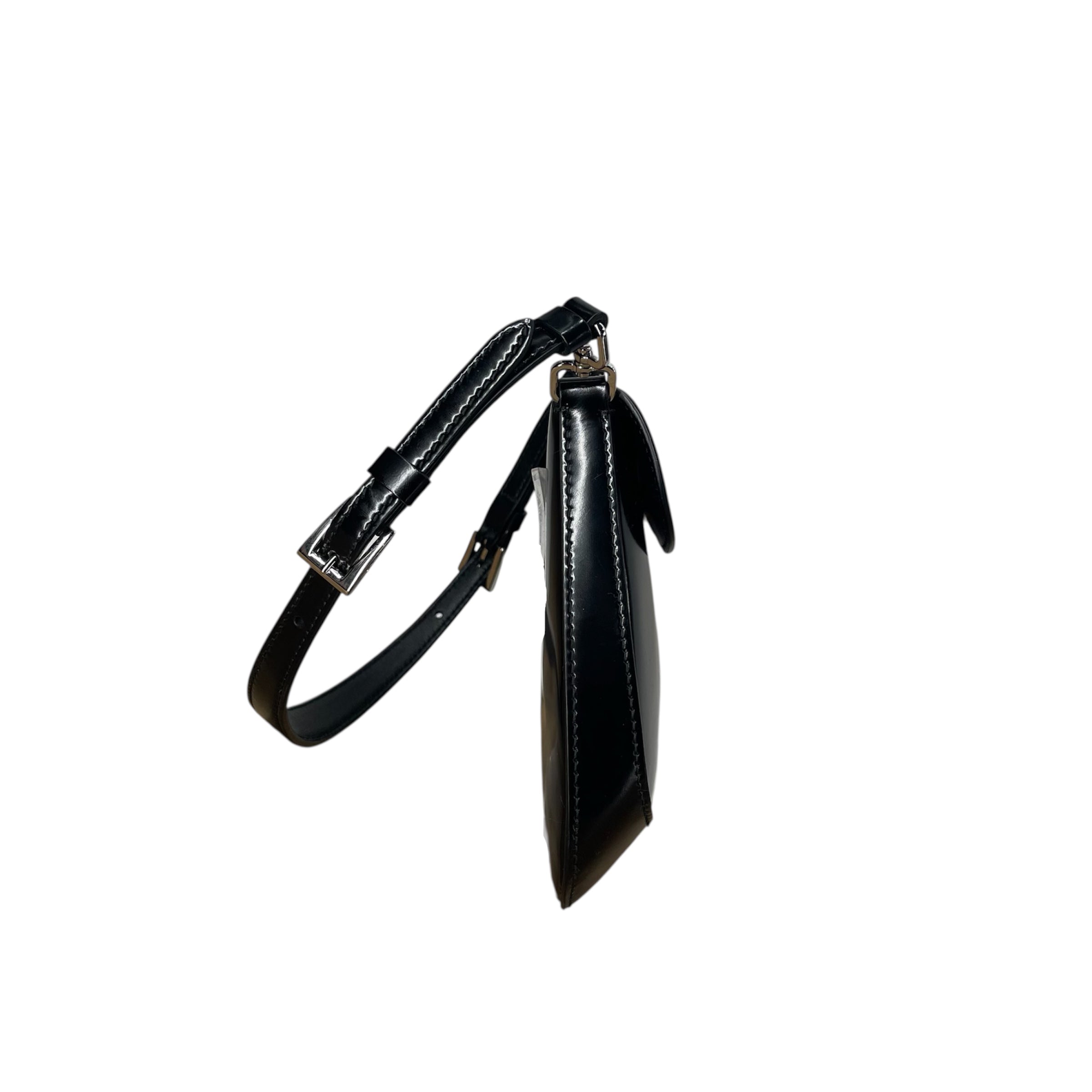 PRADA/Cross Body Bag/Leather/BLK/MINI CLEO FLAP view 3