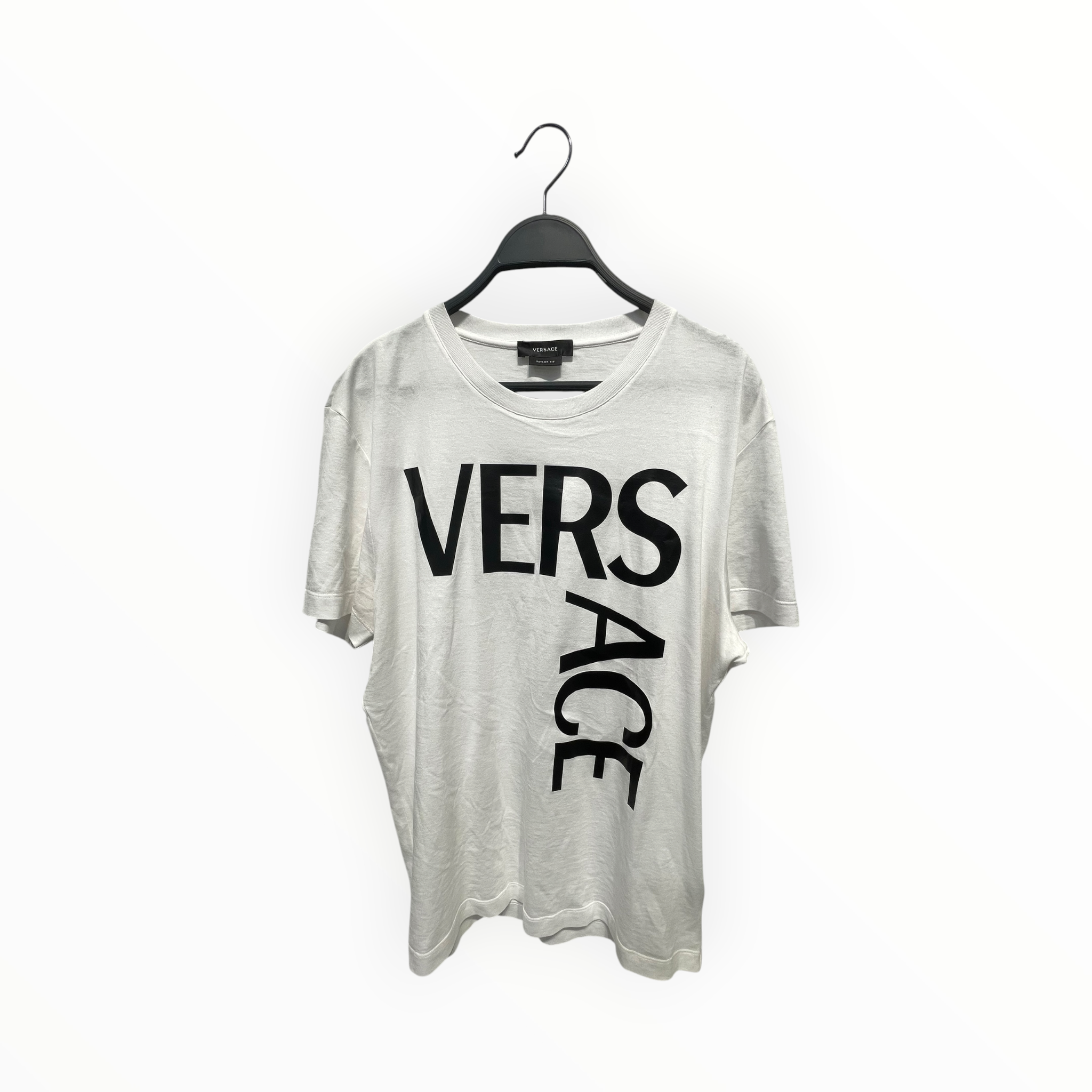 VERSACE/T-Shirt/M/Cotton/WHT/LOGO TEE view 1