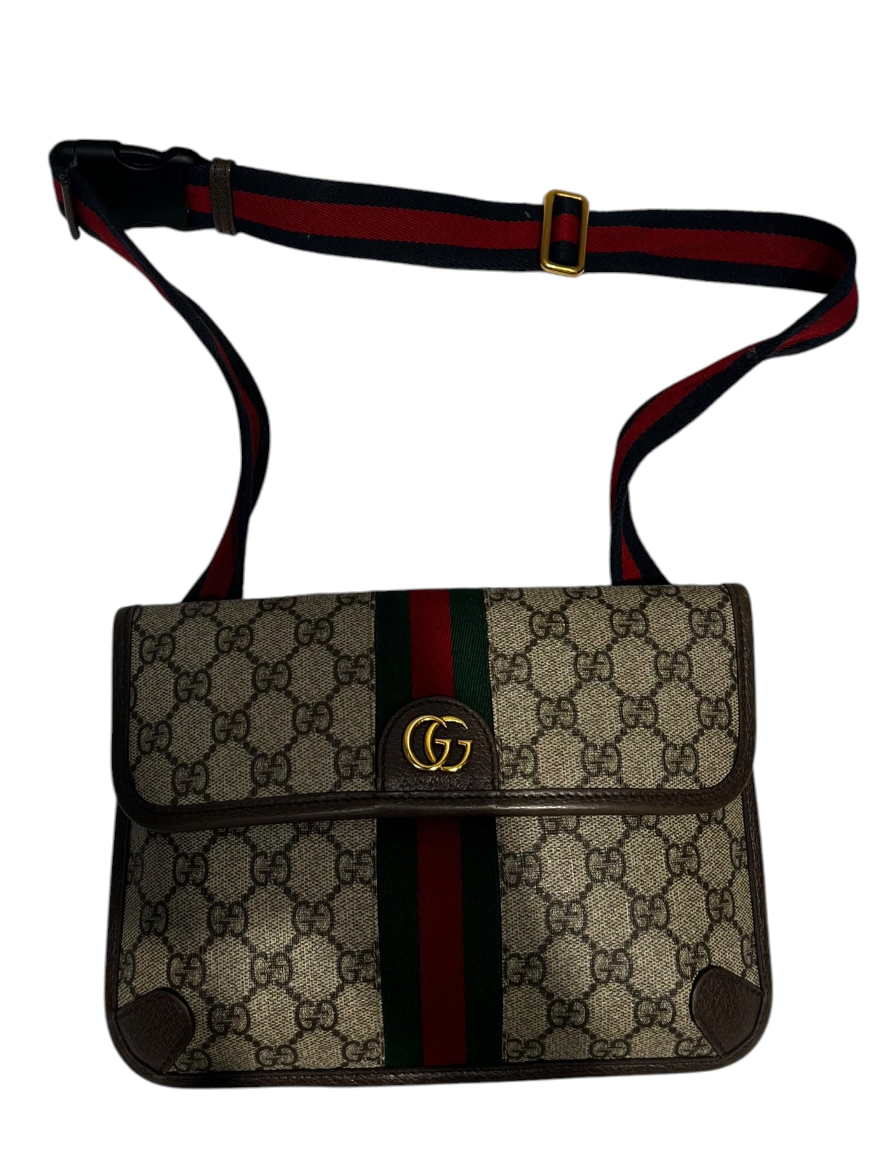 GUCCI/Fanny Pack/Monogram/Leather/CML/CROSS BODY view 1