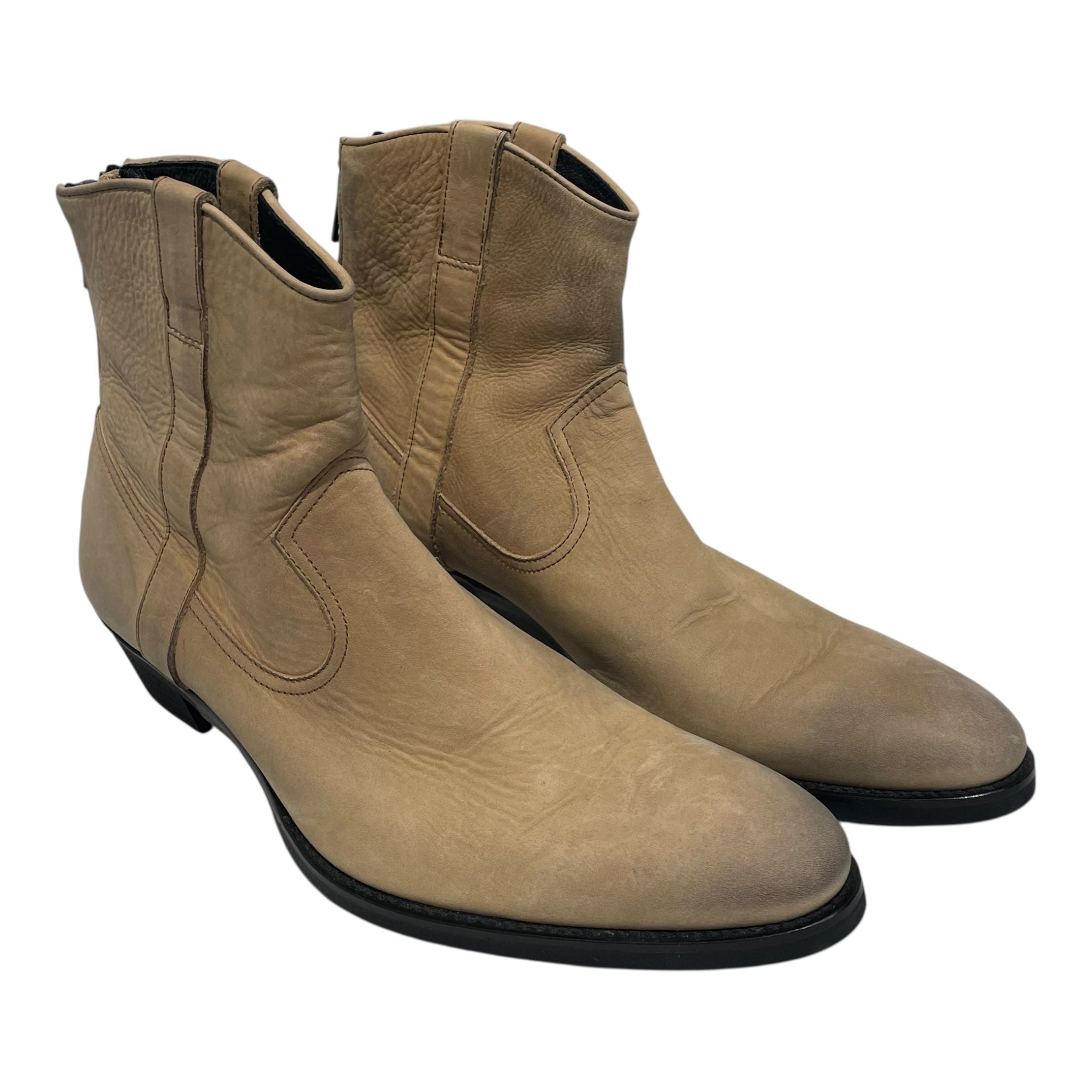5351 POUR LES HOMMES/Boots/EU 42/Suede/BEG/Back Zip Oxford view 1