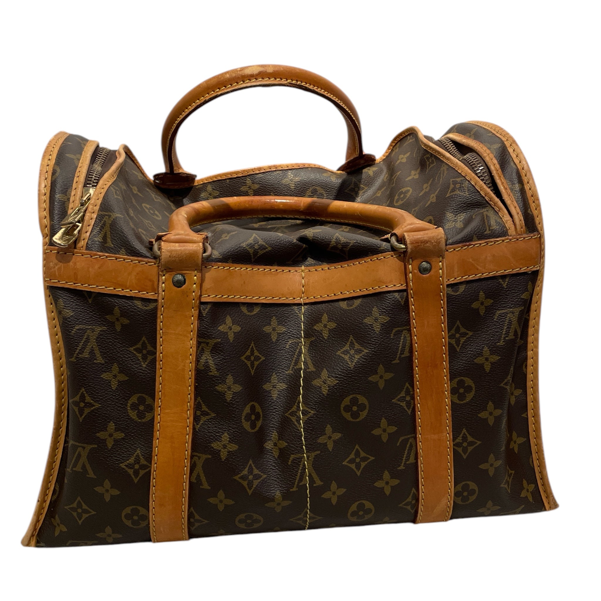 LOUIS VUITTON/Hand Bag/Monogram/Leather/BRW/SAC CHIEN 40 view 2