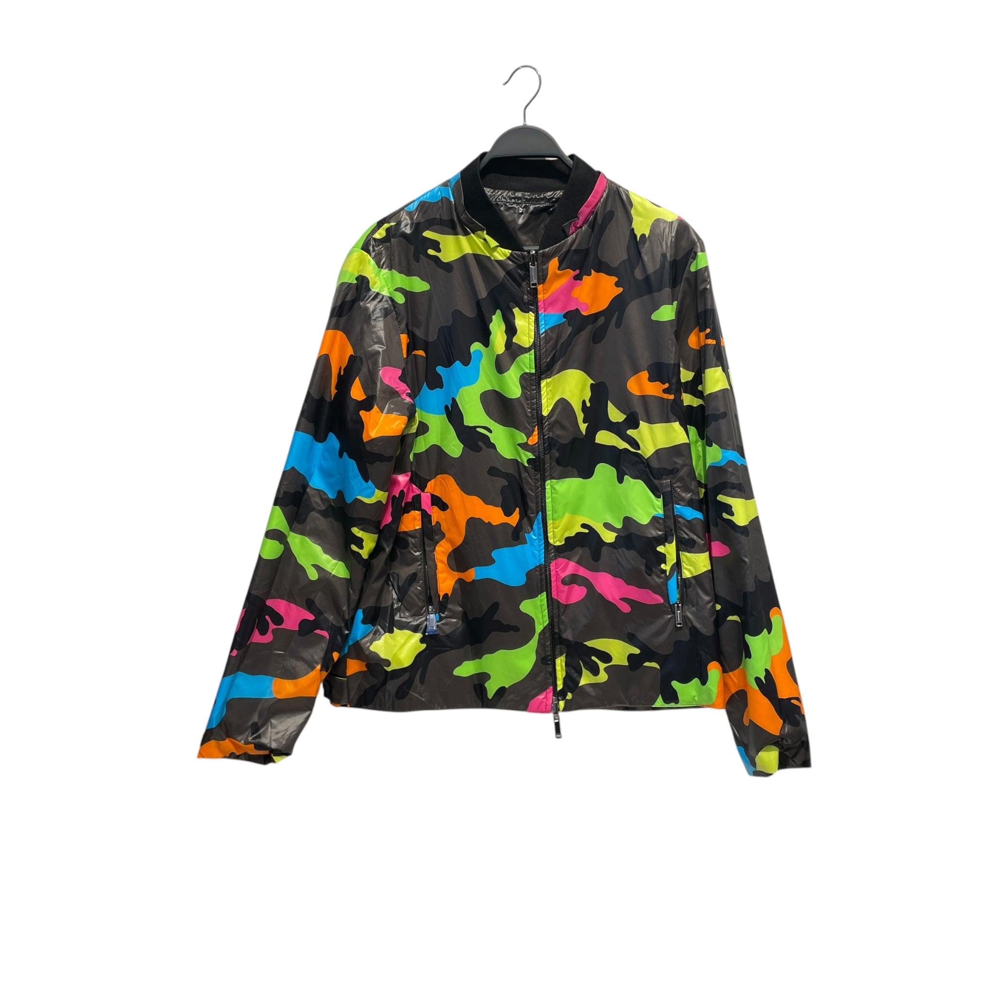 VALENTINO/Windbreaker/42/Polyester/MLT/Camouflage/Multi Colored Camo view 1