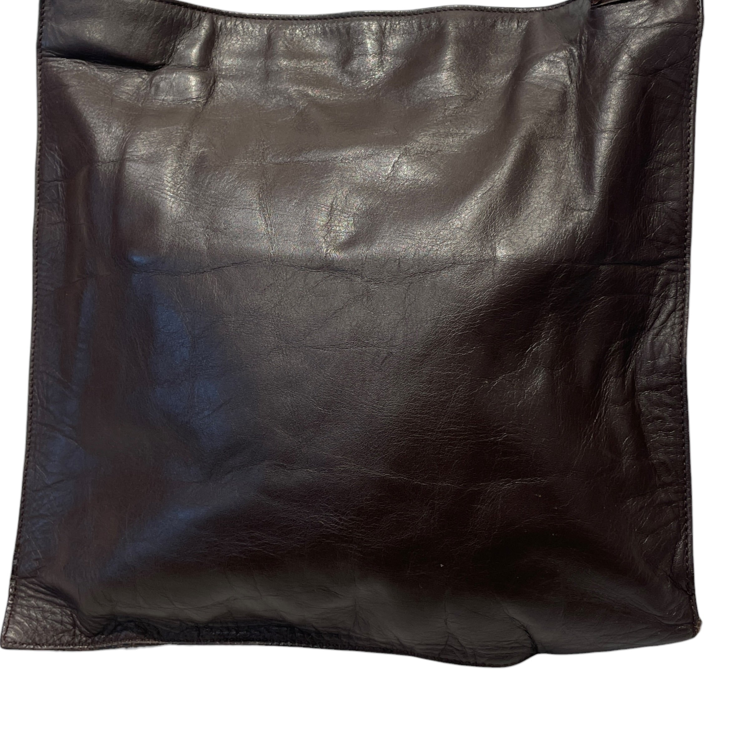 GUCCI/Tote Bag/Leather/BRW/1997 TOM FORD INTERLOCKING BAG view 5