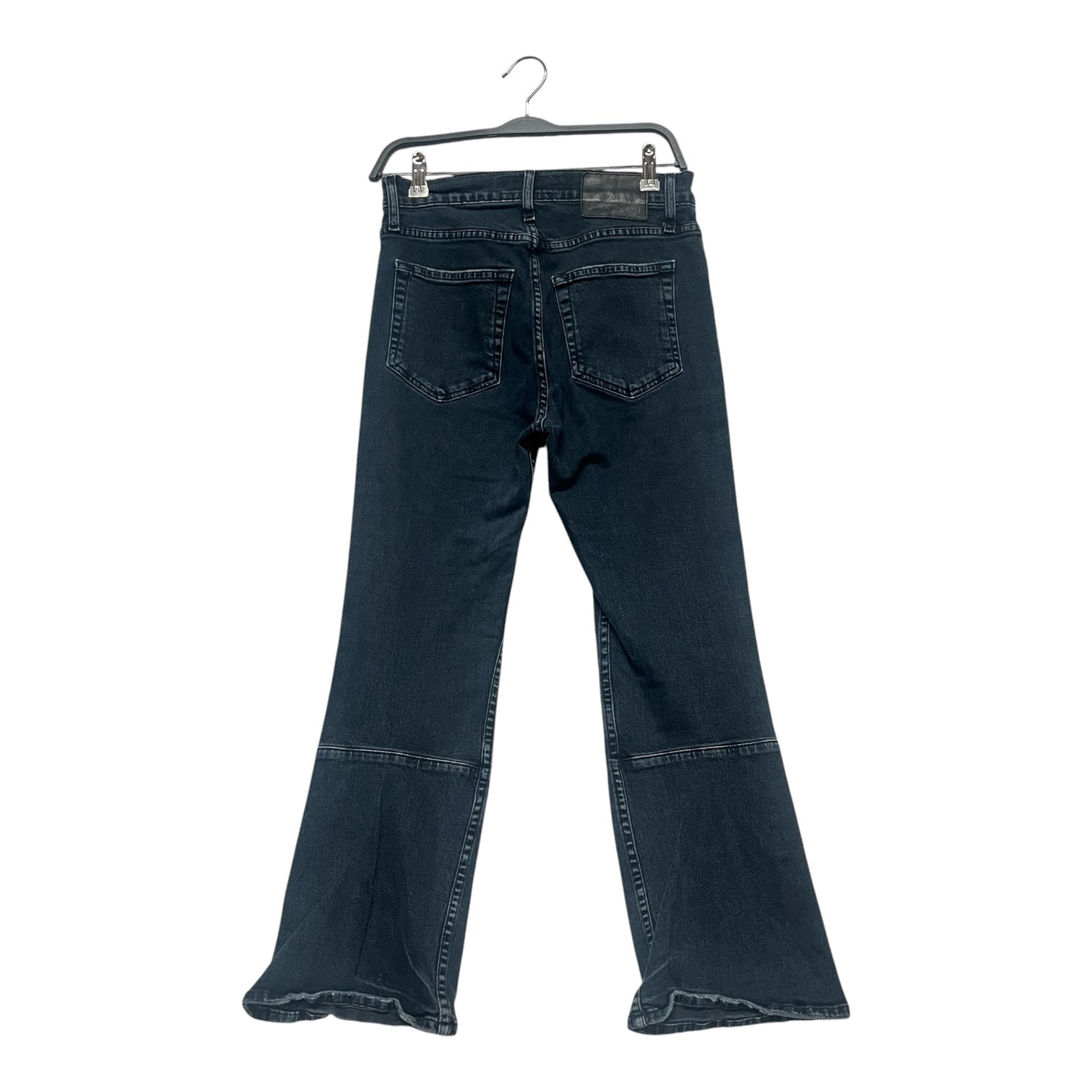 PROENZA SCHOULER/Bootcut Pants/26/Cotton/NVY/DARK WASH STRETCH LEG PANEL view 2
