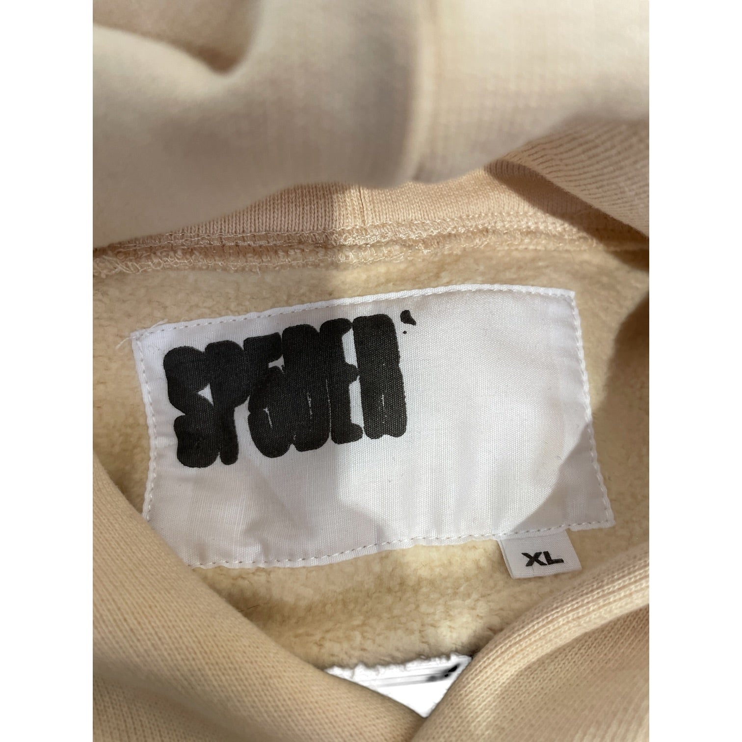 Sp5der/Hoodie/XL/Cotton/CRM/OG Web V2 Hoodie Cream view 3