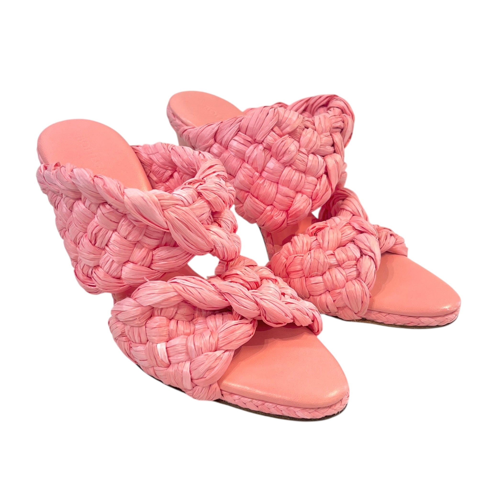 BOTTEGA VENETA/Heels/EU 34/Leather/PNK/2 STRAPS view 1