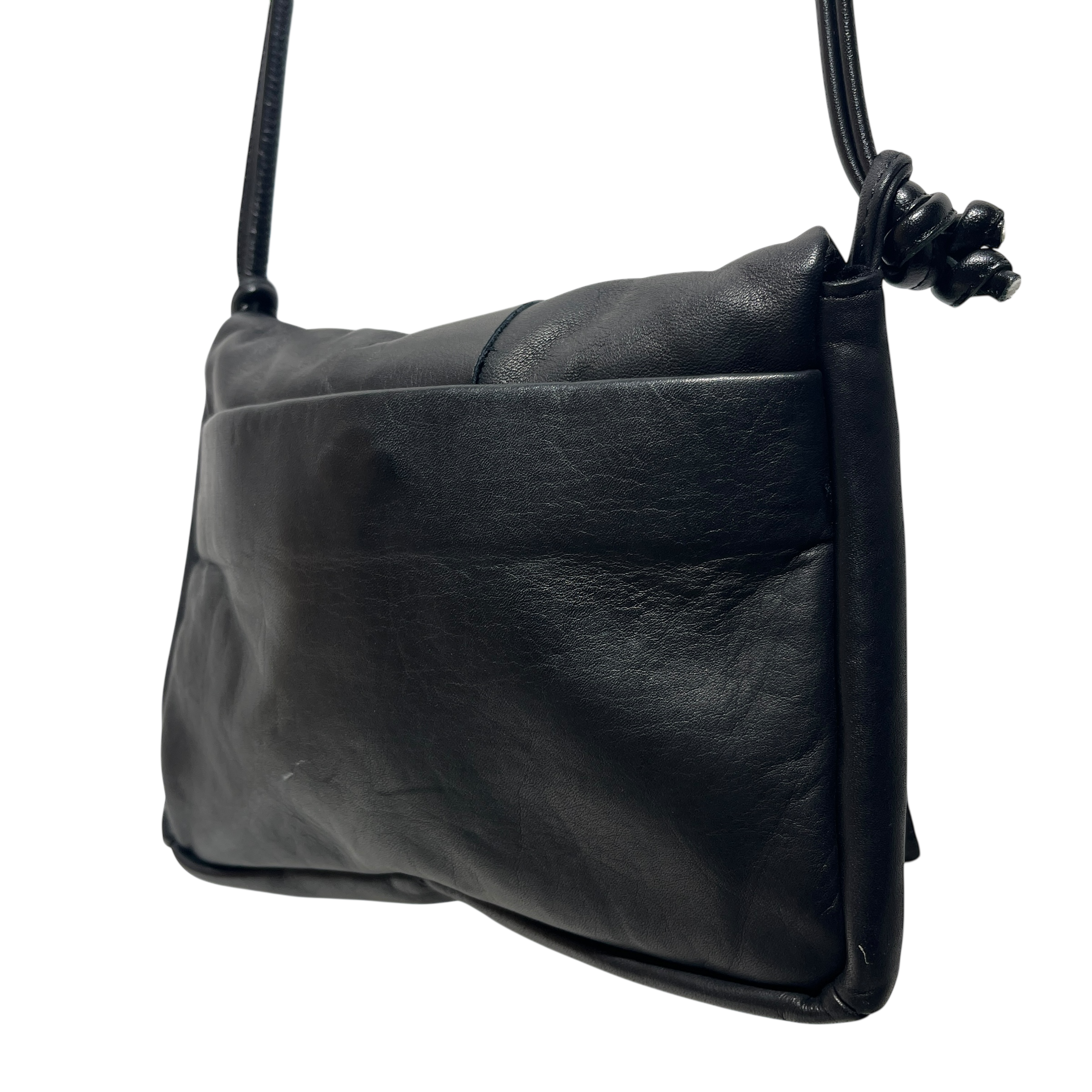 Y's/Cross Body Bag/Leather/BLK/Panelled Leather view 4