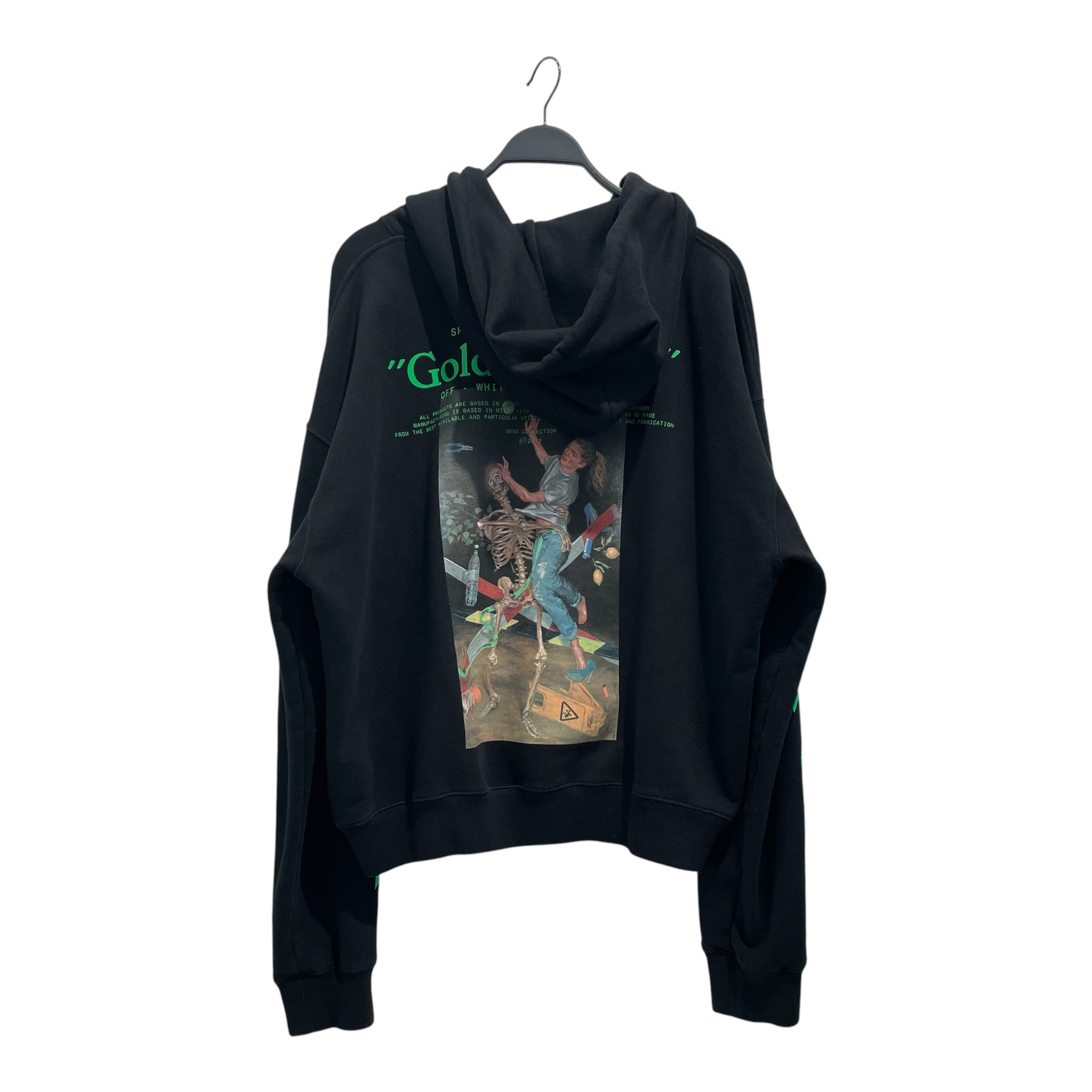 OFF-WHITE/Hoodie/XL/Graphic/Cotton/BLK/Golden Ratio Hoodie view 2