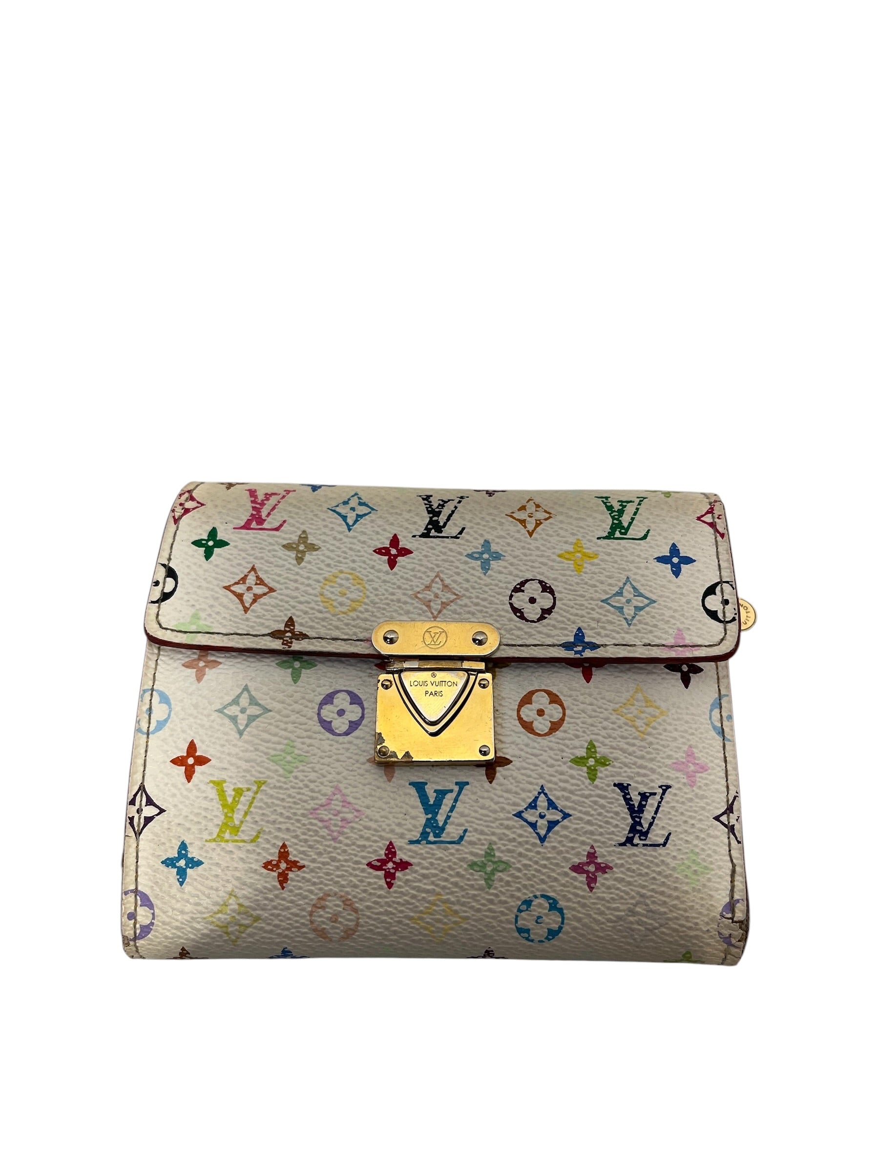 LOUIS VUITTON/Bifold Wallet/Monogram/Leather/MLT/L's/CLASSIC RAINBOW MURAKAMI view 3
