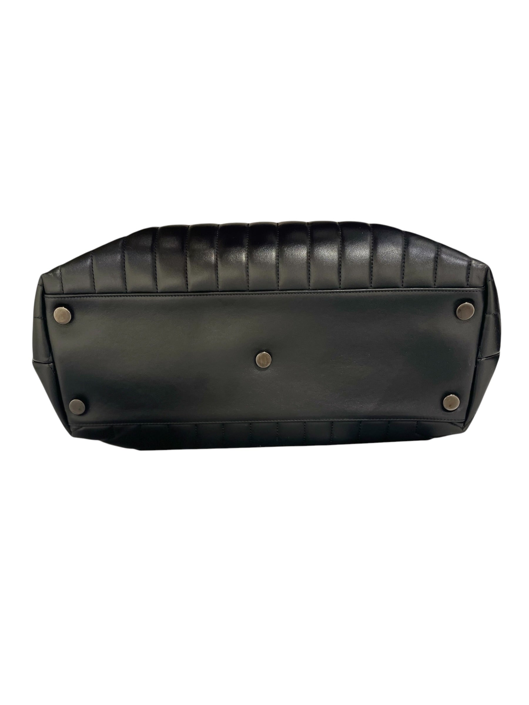 YVES SAINT LAURENT/Cross Body Bag/Leather/BLK/LG Loulou Quilted BLK Hardware view 7