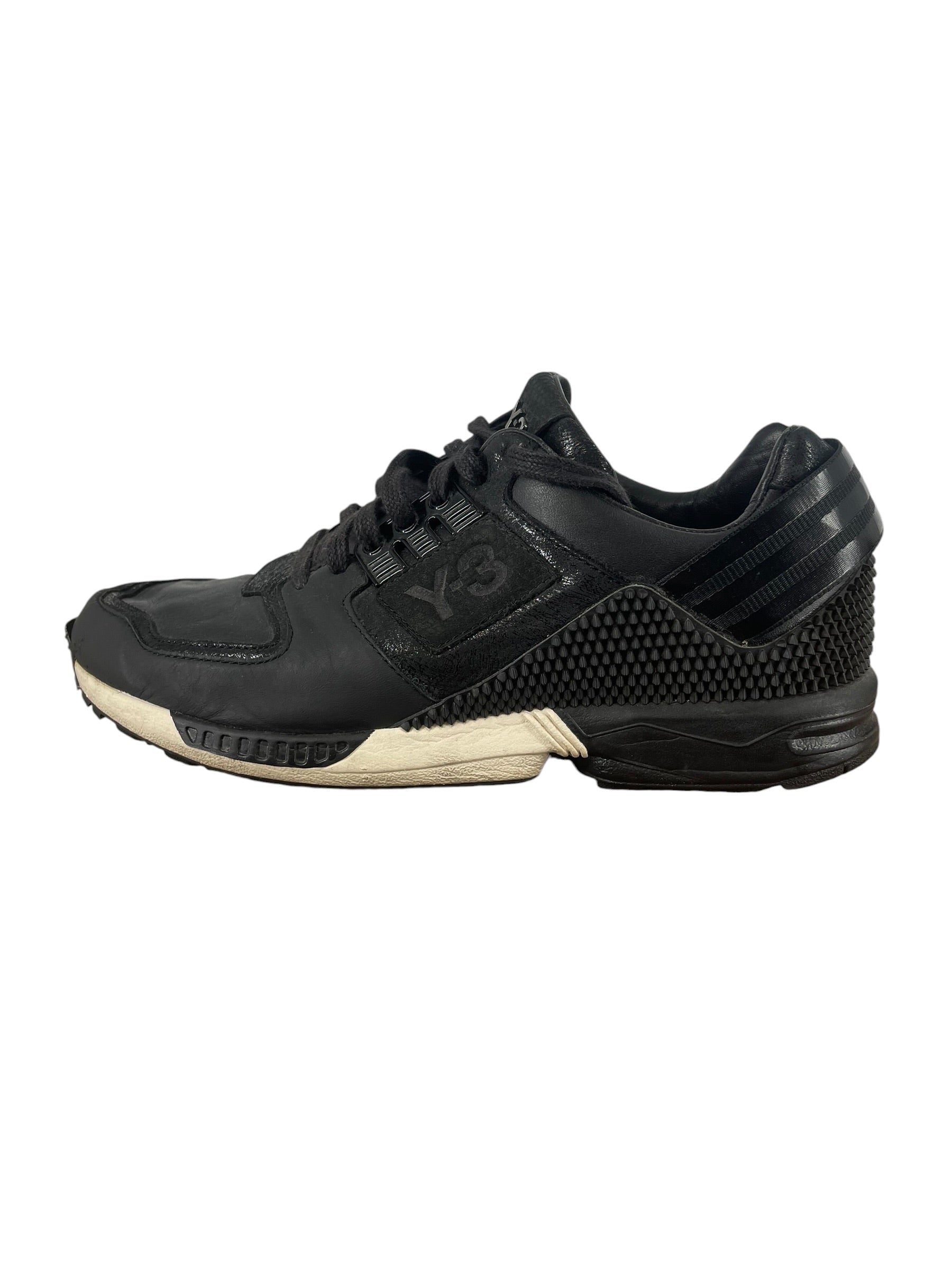 Y-3/Low-Sneakers/US 7.5/Cotton/BLK/U-Tip/B35685 VERN II 779779001 view 3