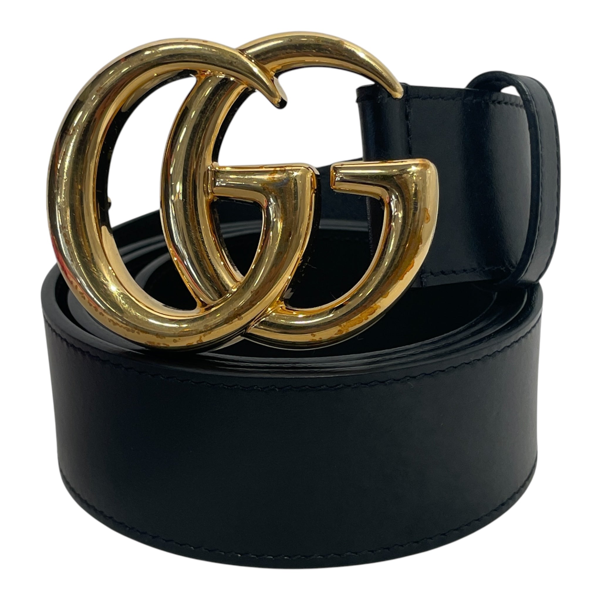 GUCCI/Belt/Leather/BLK/M's/406831 view 1
