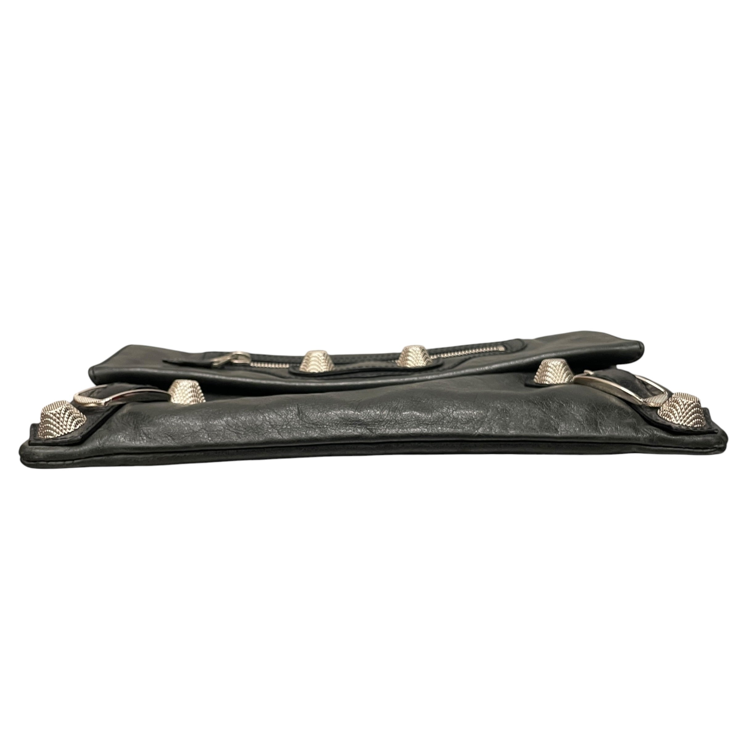 BALENCIAGA/Clutch Bag/Leather/BLK/CITY ENVELOPE CLUTCH view 3