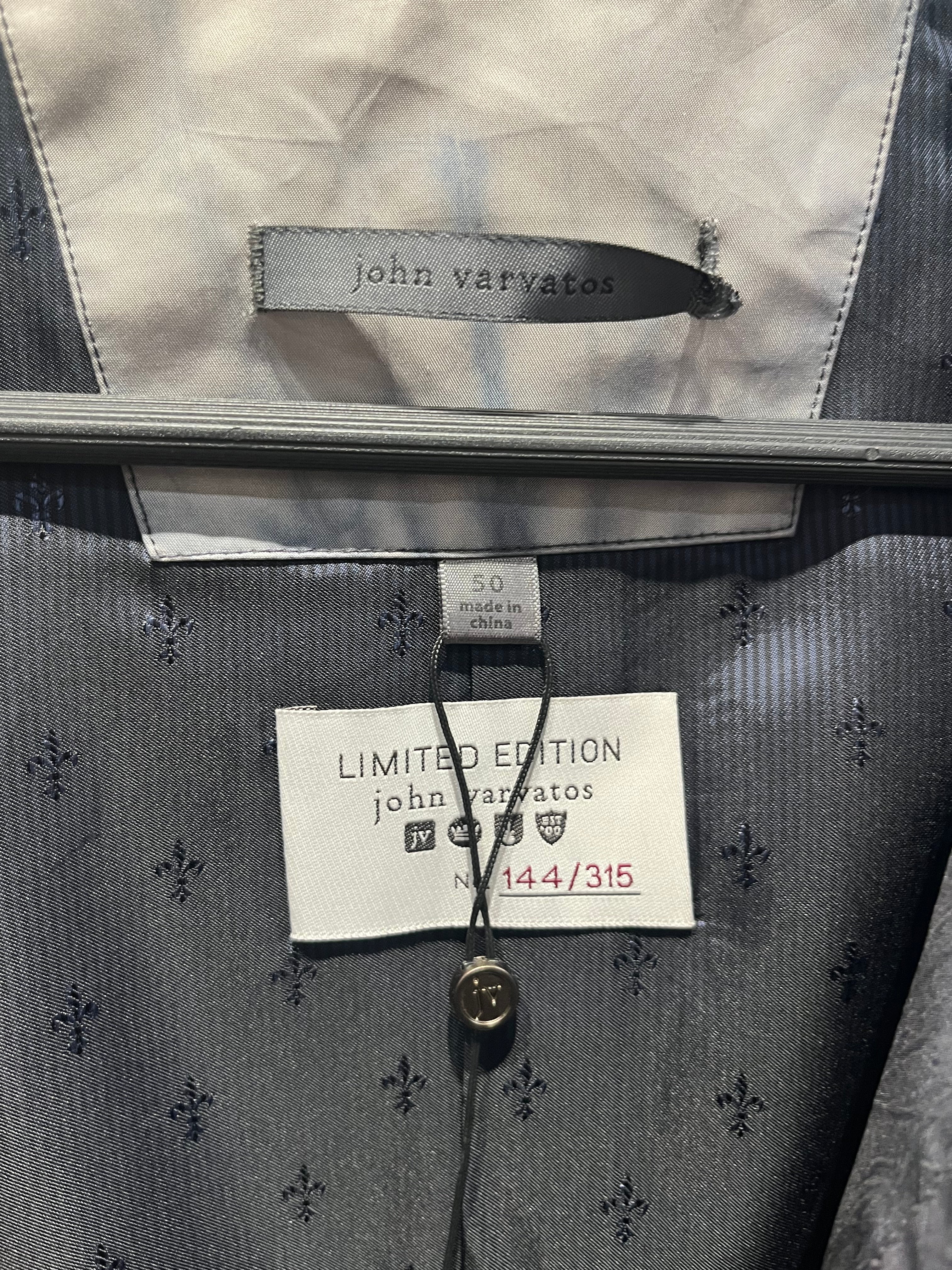 john varvatos/Jacket/M/Polyester/BLU/All Over Print/01763U4 view 3