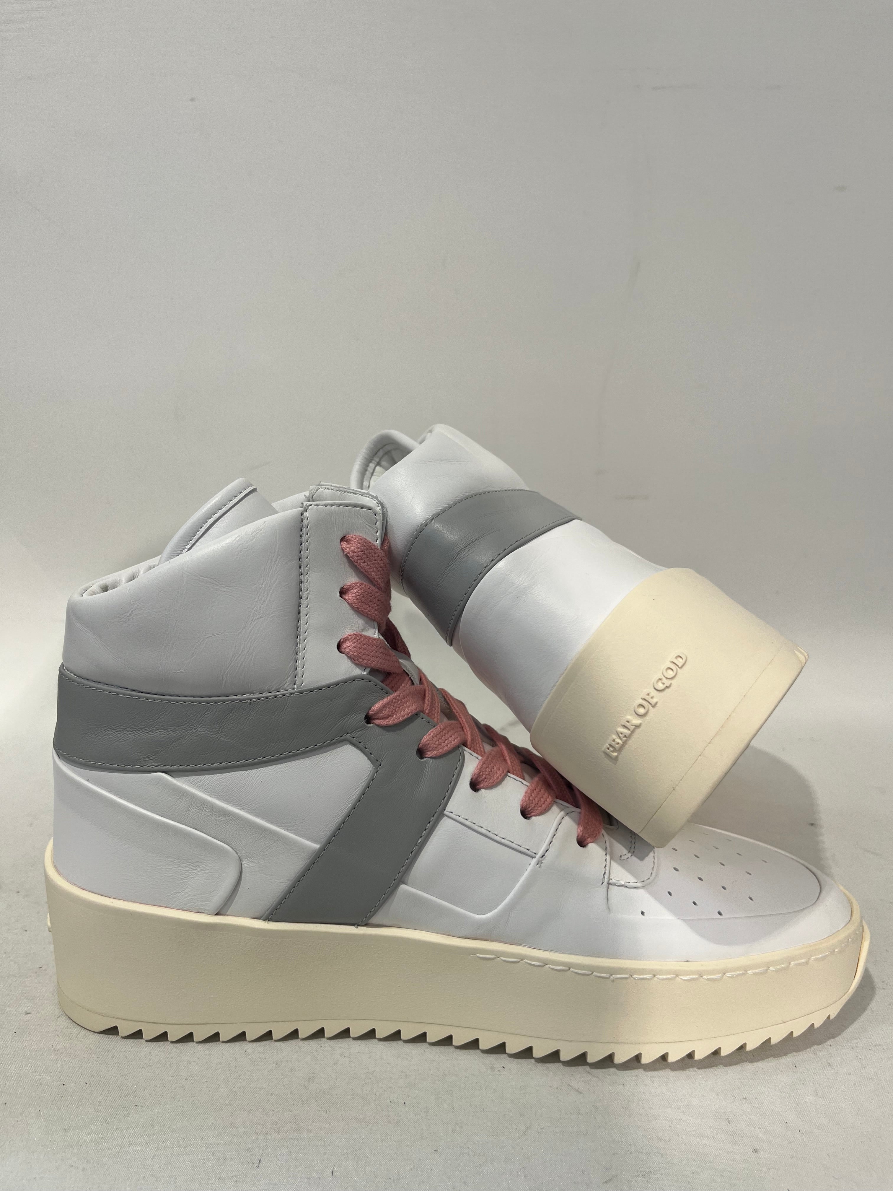 FEAR OF GOD/Hi-Sneakers/EU 39/Leather/WHT/Basketball view 3