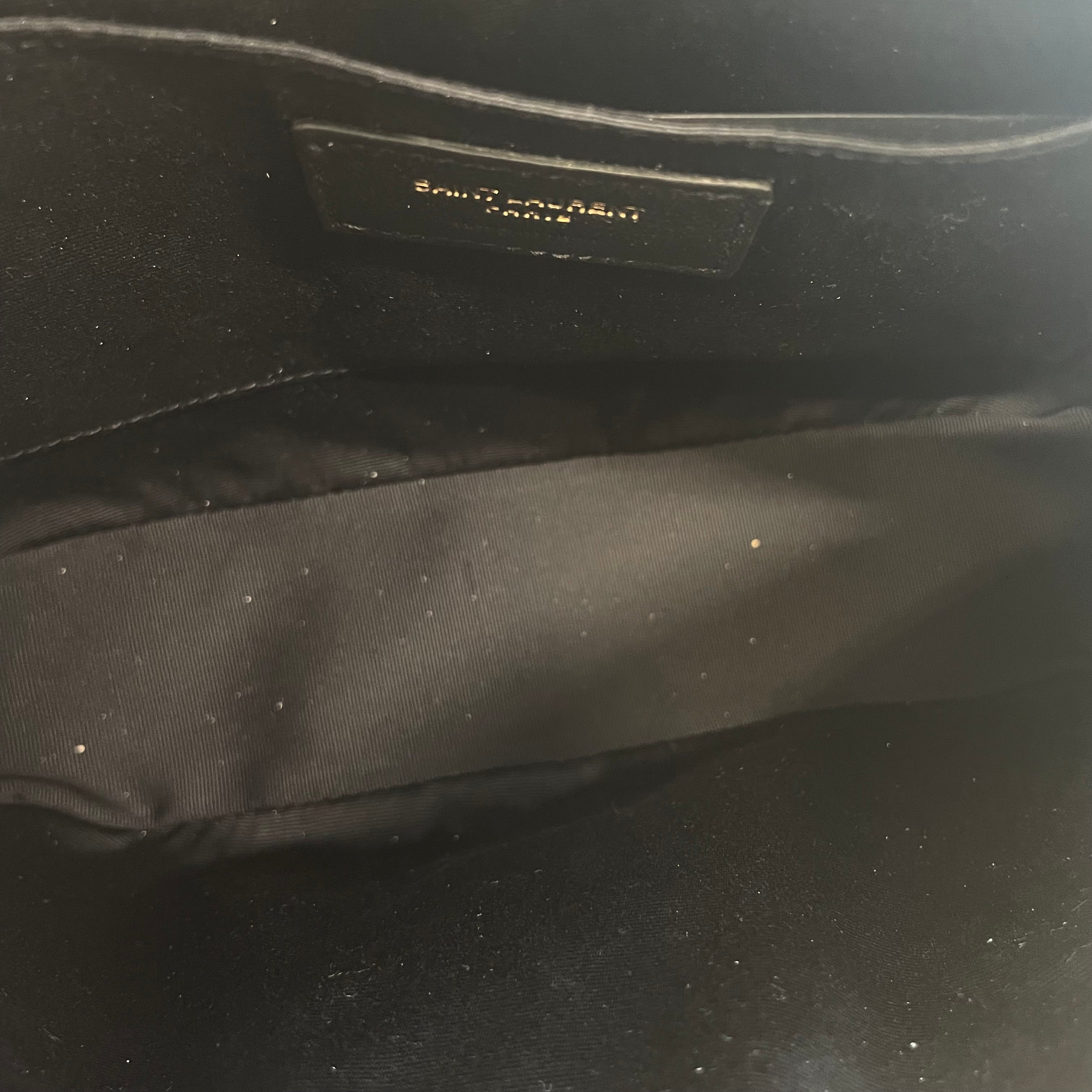 SAINT LAURENT/Cross Body Bag/Leather/WHT/camera lou/gld hardware view 3