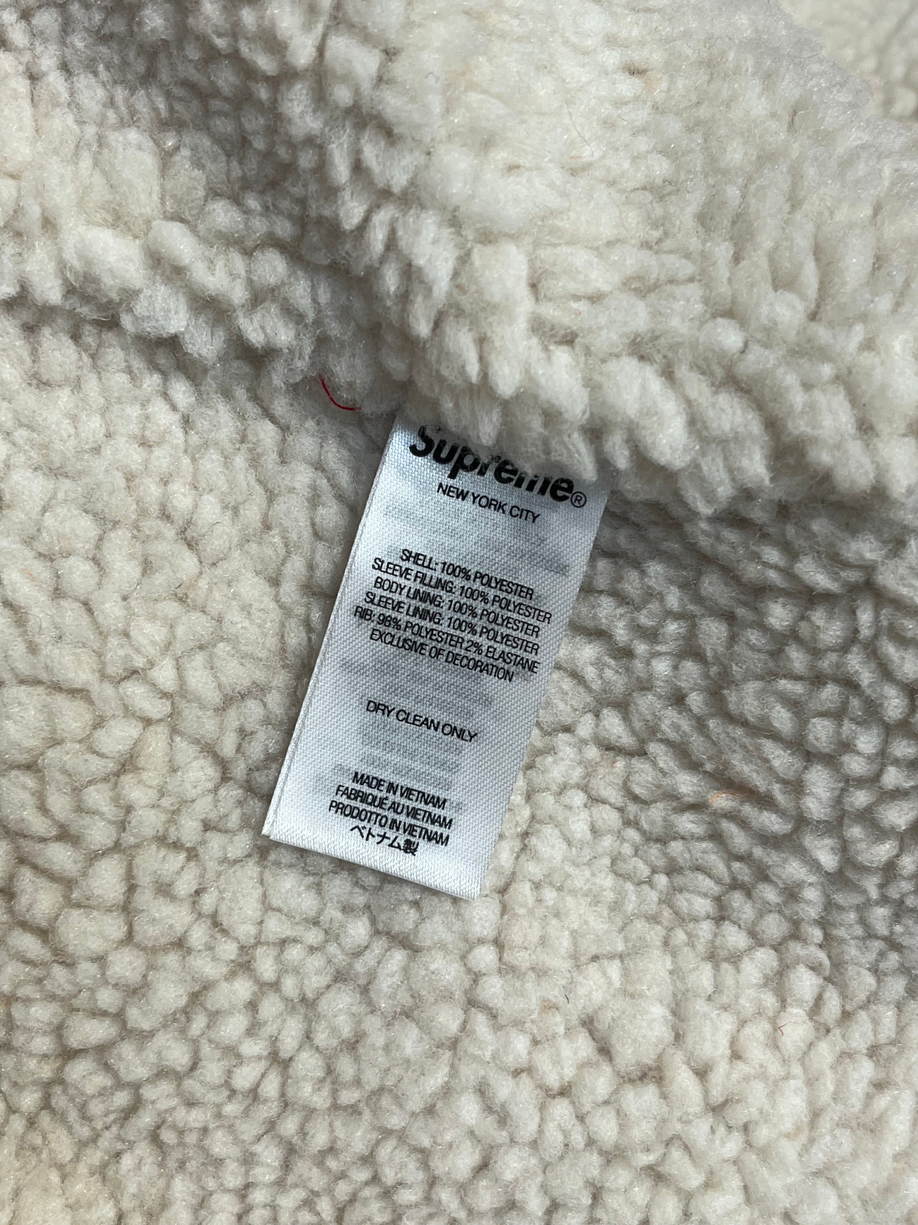 Supreme/mitchell&ness/Jacket/M/RED/SATIN ARC LOGO SHERPA JKT 2025 view 4