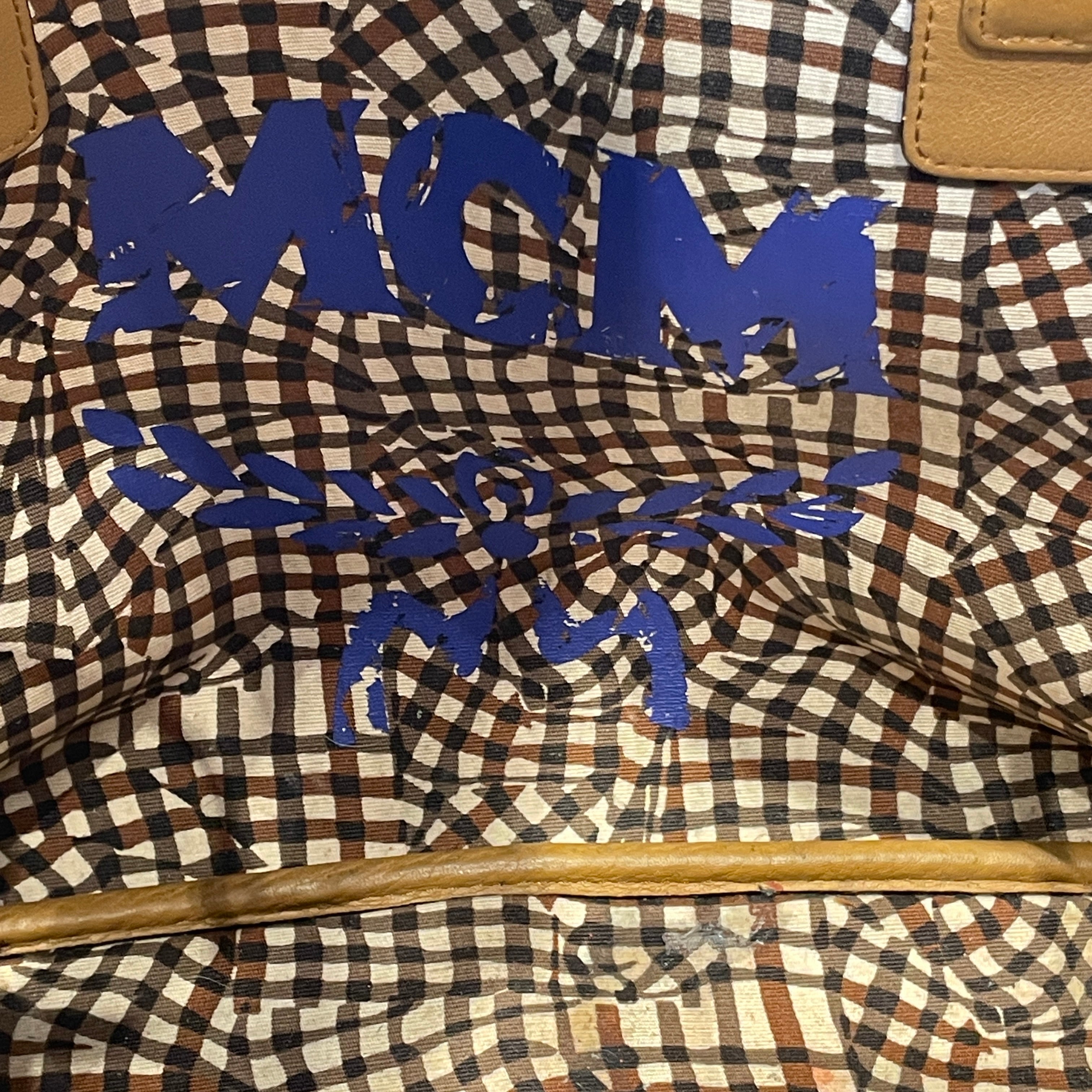 MCM/Tote Bag/Monogram/Leather/ORN/VISETOS TOTE view 6