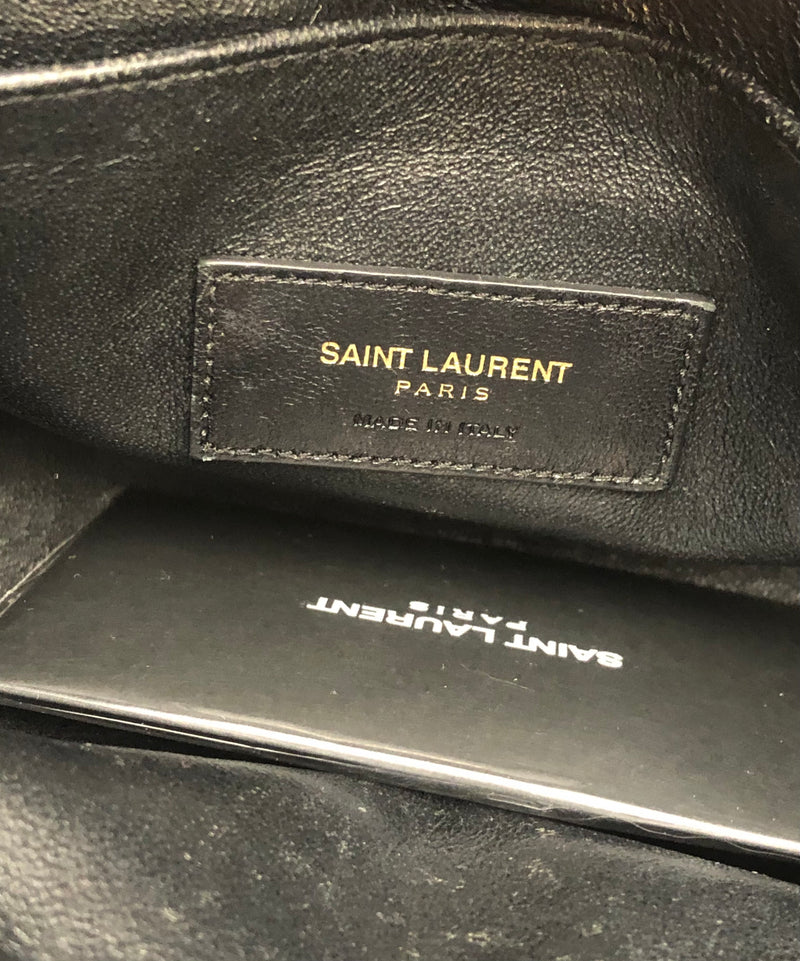 SAINT LAURENT/Bag/Leather/BLK/