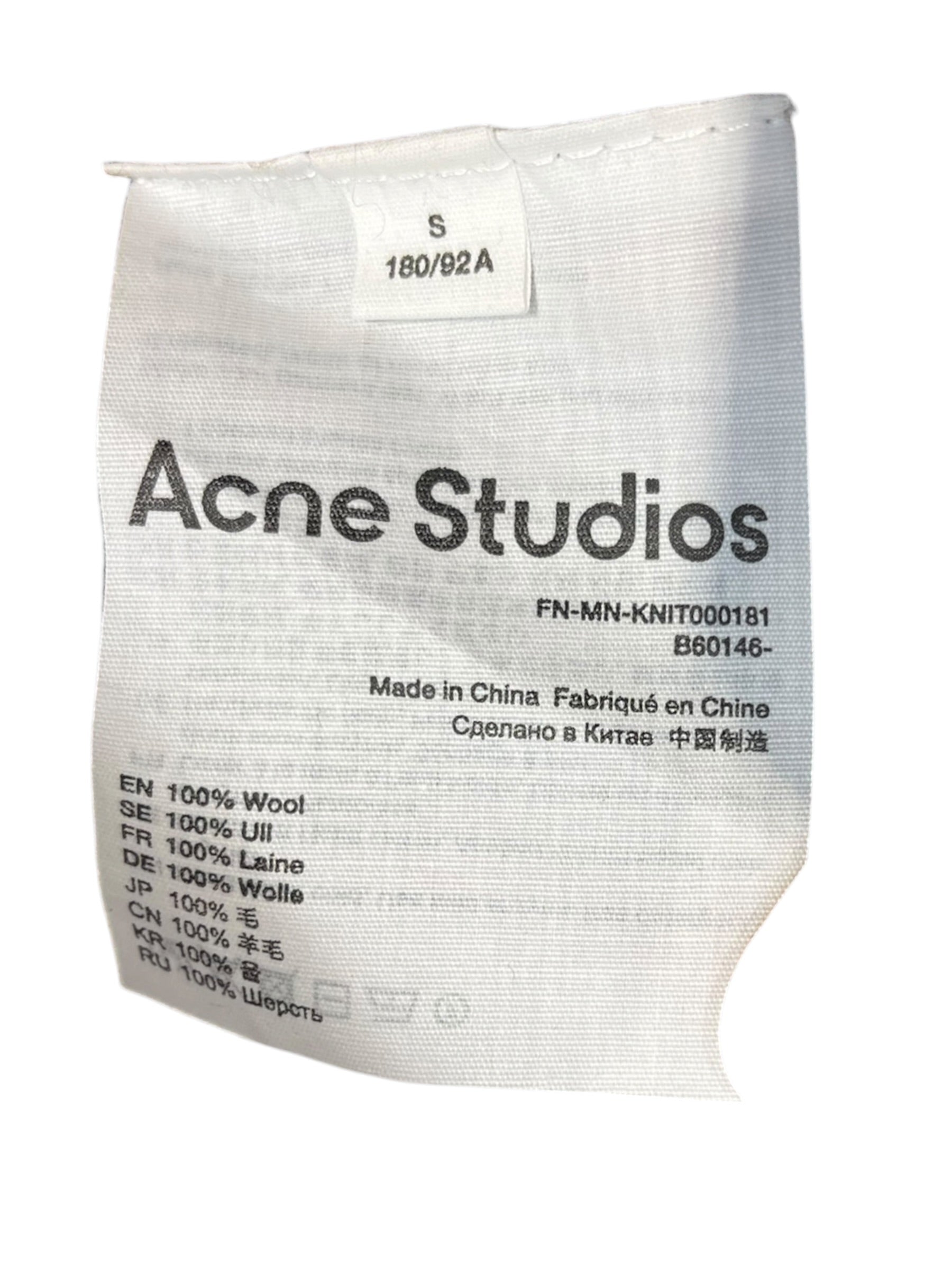 Acne Studios/Sweater/S/Cotton/CML/thick mockneck sweater view 3