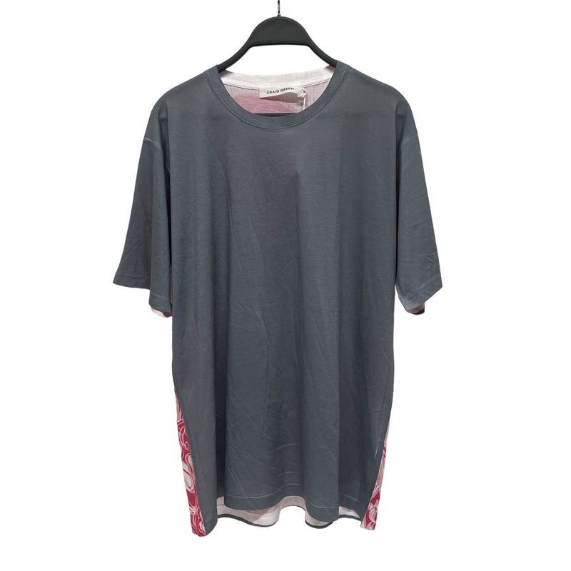 CRAIG GREEN/T-Shirt/M/Cotton/GRY/pink on back