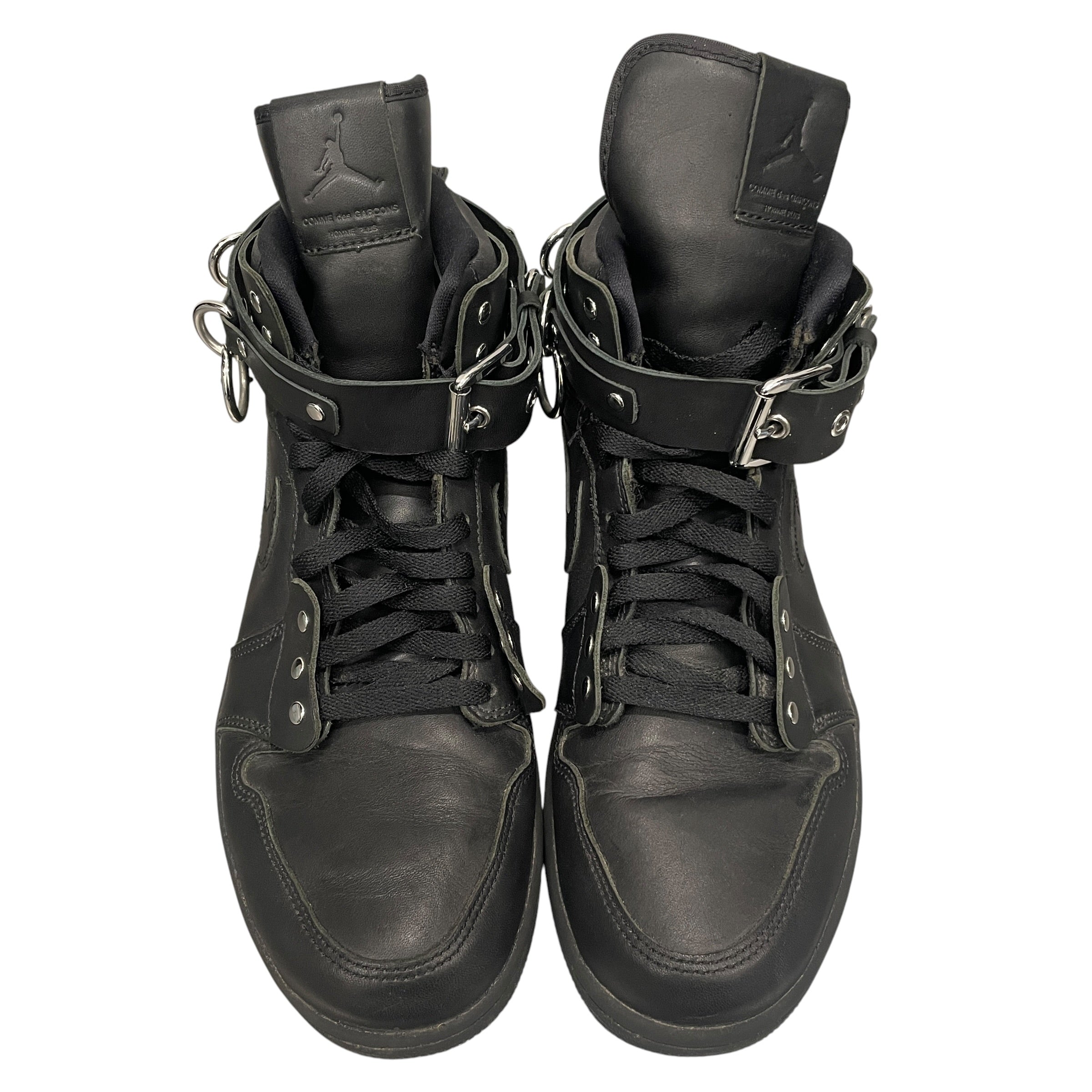 NIKE/COMME des GARCONS/Hi-Sneakers/US 10/Leather/BLK/jordan 1 view 3