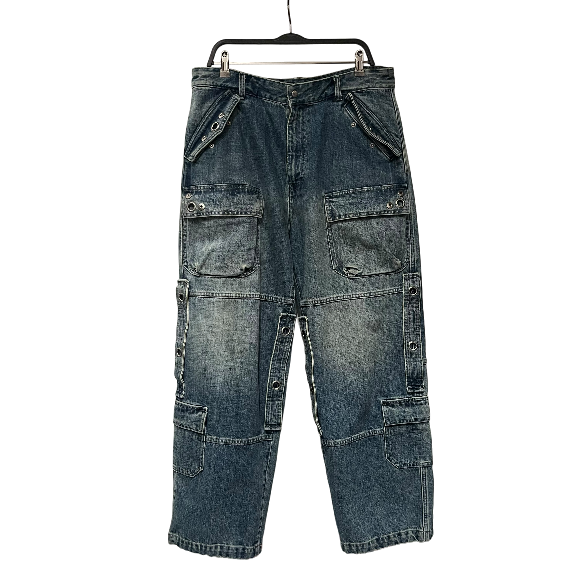 Supreme/Y's/YOHJI YAMAMOTO/Cargo Pants/34/Denim/BLU/ view 1