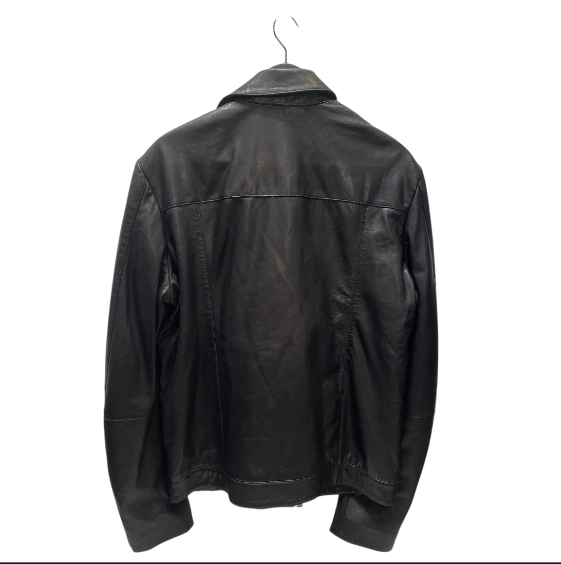 MESSAGERIE/Leather Jkt/56/Leather/BLK/ view 2