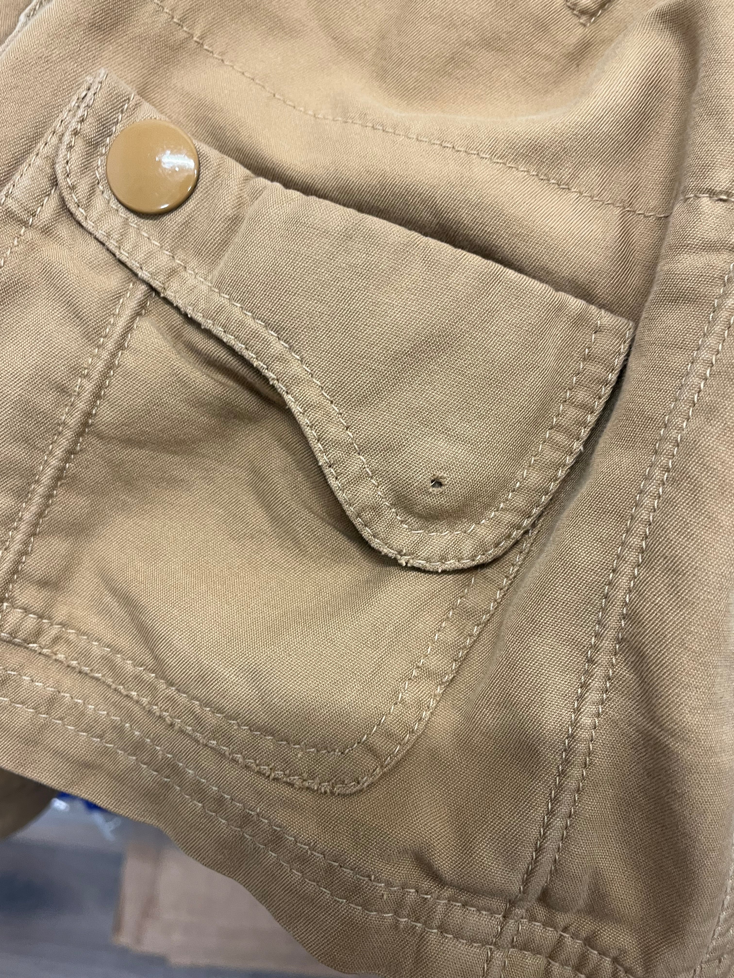 MARC JACOBS/Jacket/S/Cotton/CML/4 pocket curved seams snap btt view 4