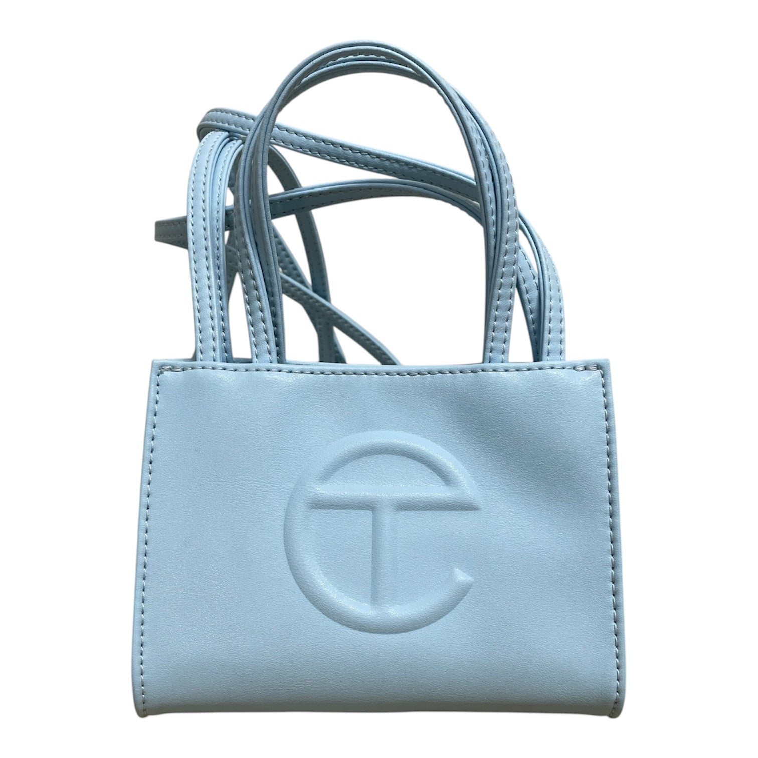 Telfar/Hand Bag/Leather/BLU/BABY BLUE MICRO TOTE BAG view 1