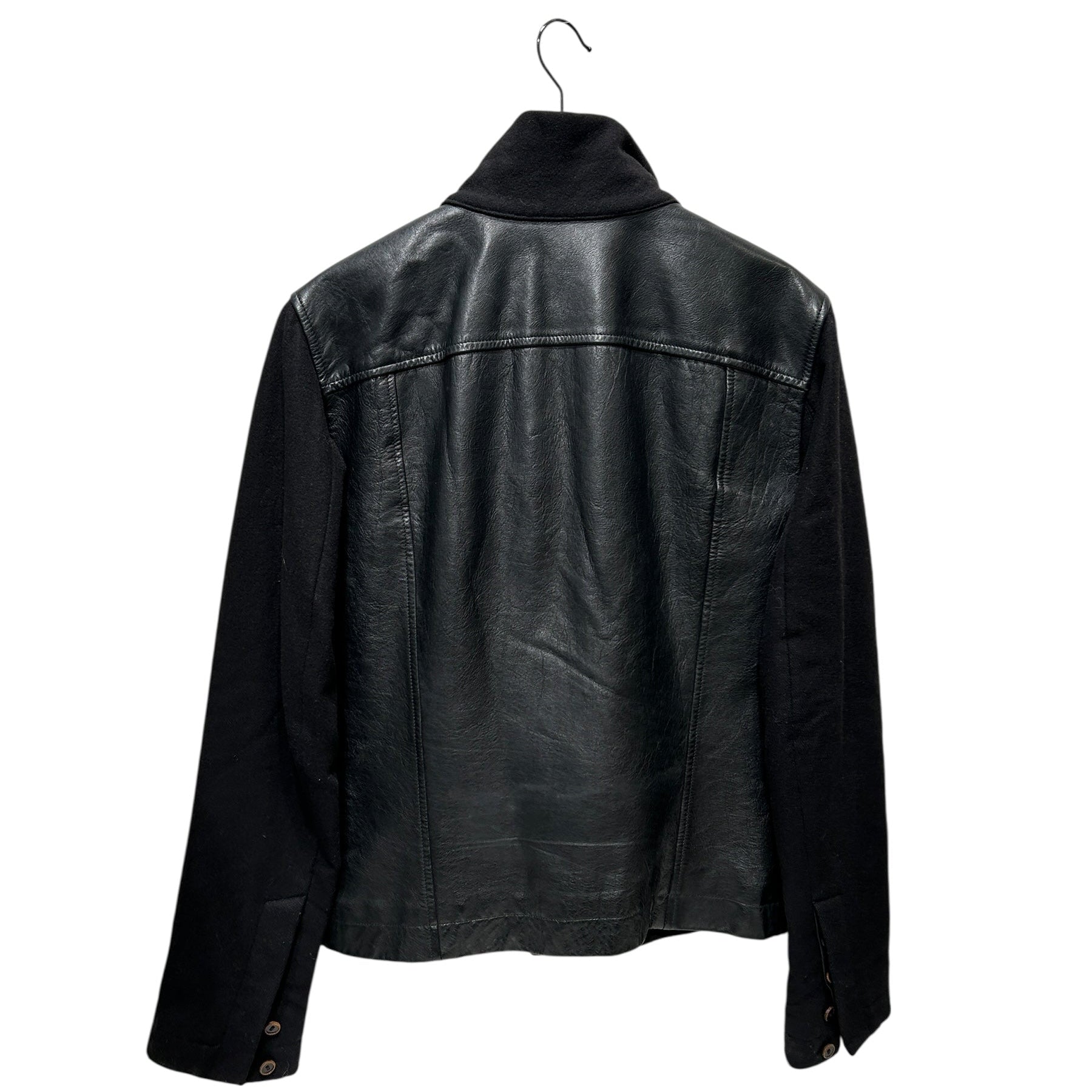 Rick Owens/Jacket/40/Wool/BLK/FW12 MOUNTAIN WOOL/LEATHER view 2