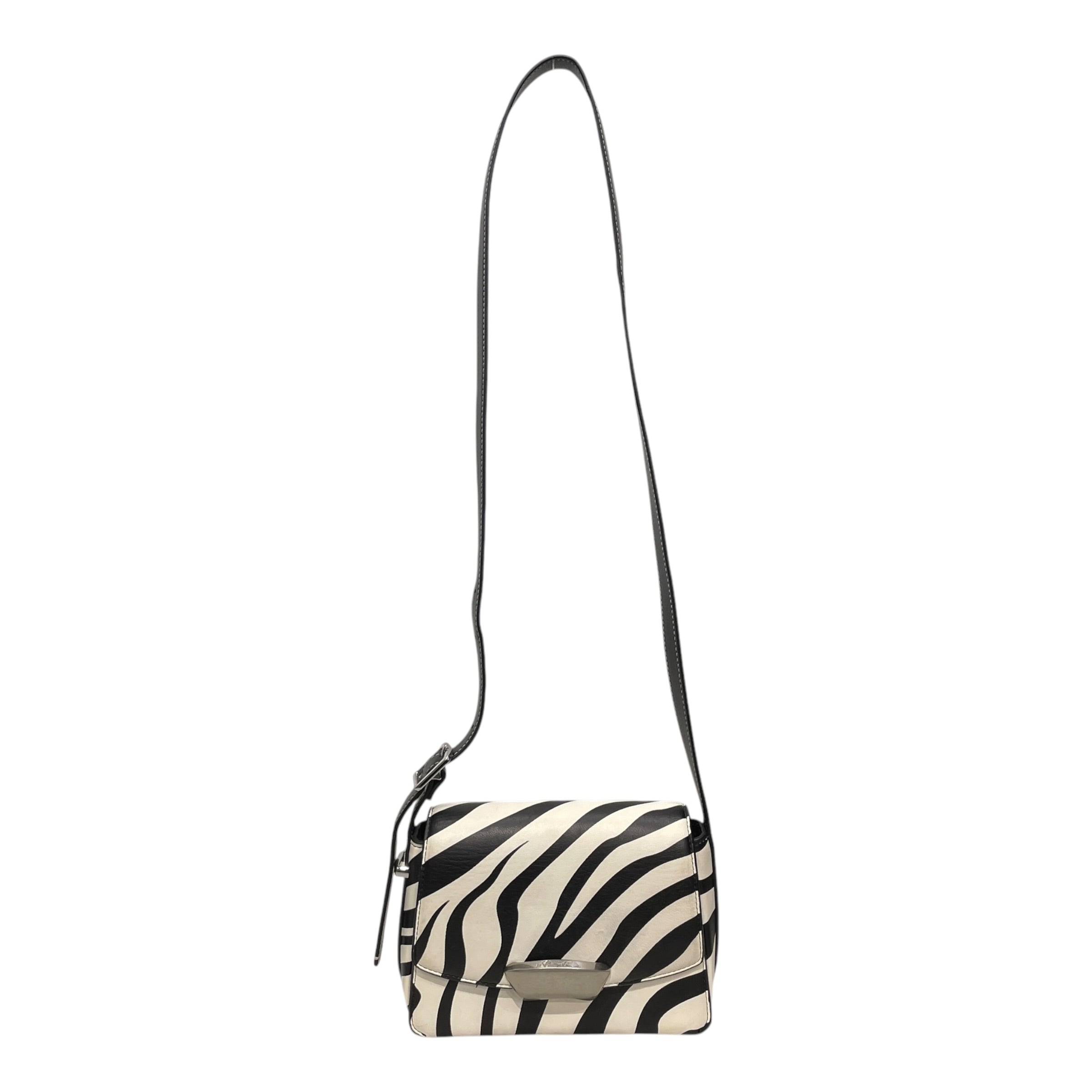 3.1 phillip lim/Cross Body Bag/Animal Pattern/Leather/WHT/sil clasp zebra bag view 1