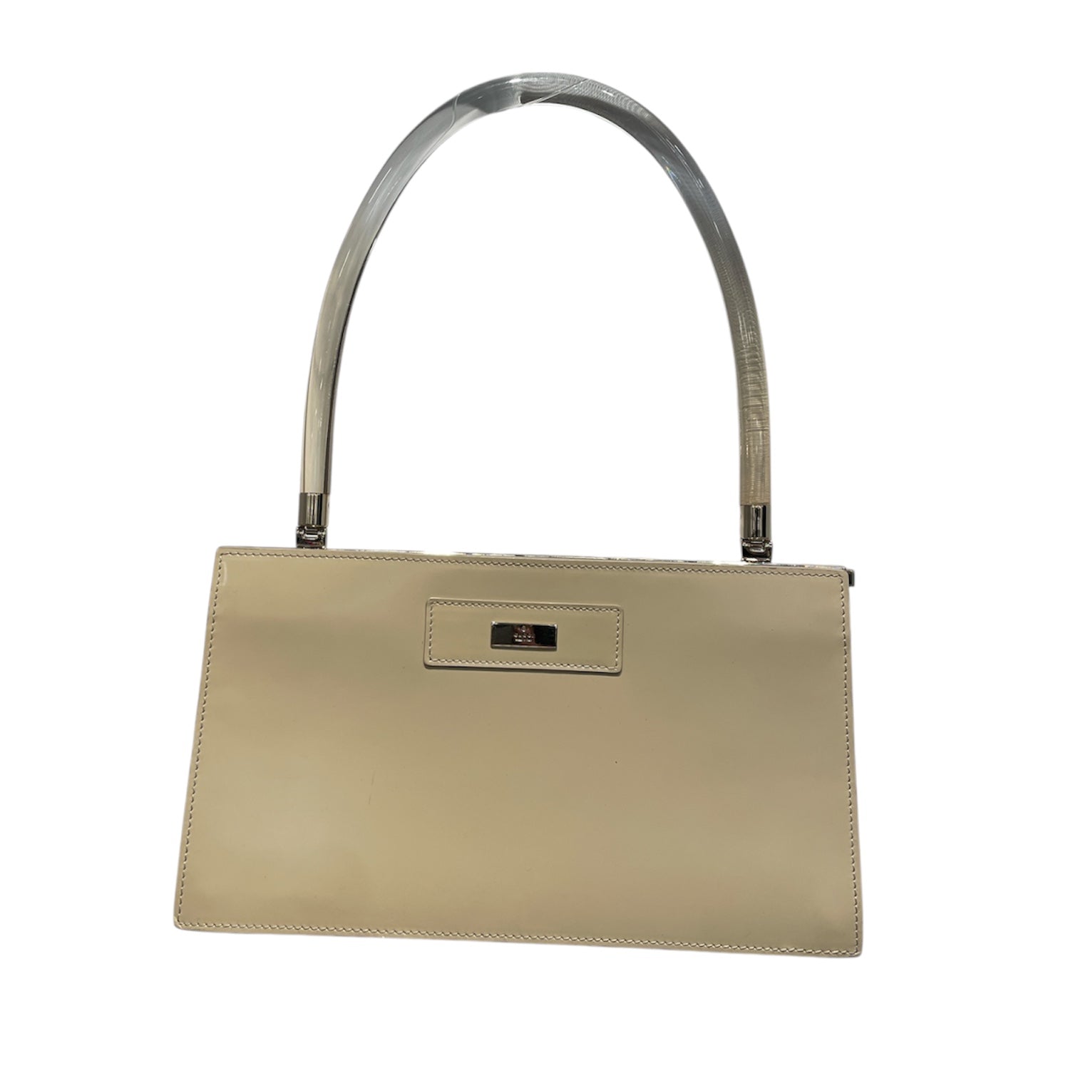 GUCCI/Hand Bag/Leather/CRM/GUCCI LUCITE TOP HANDLE view 1