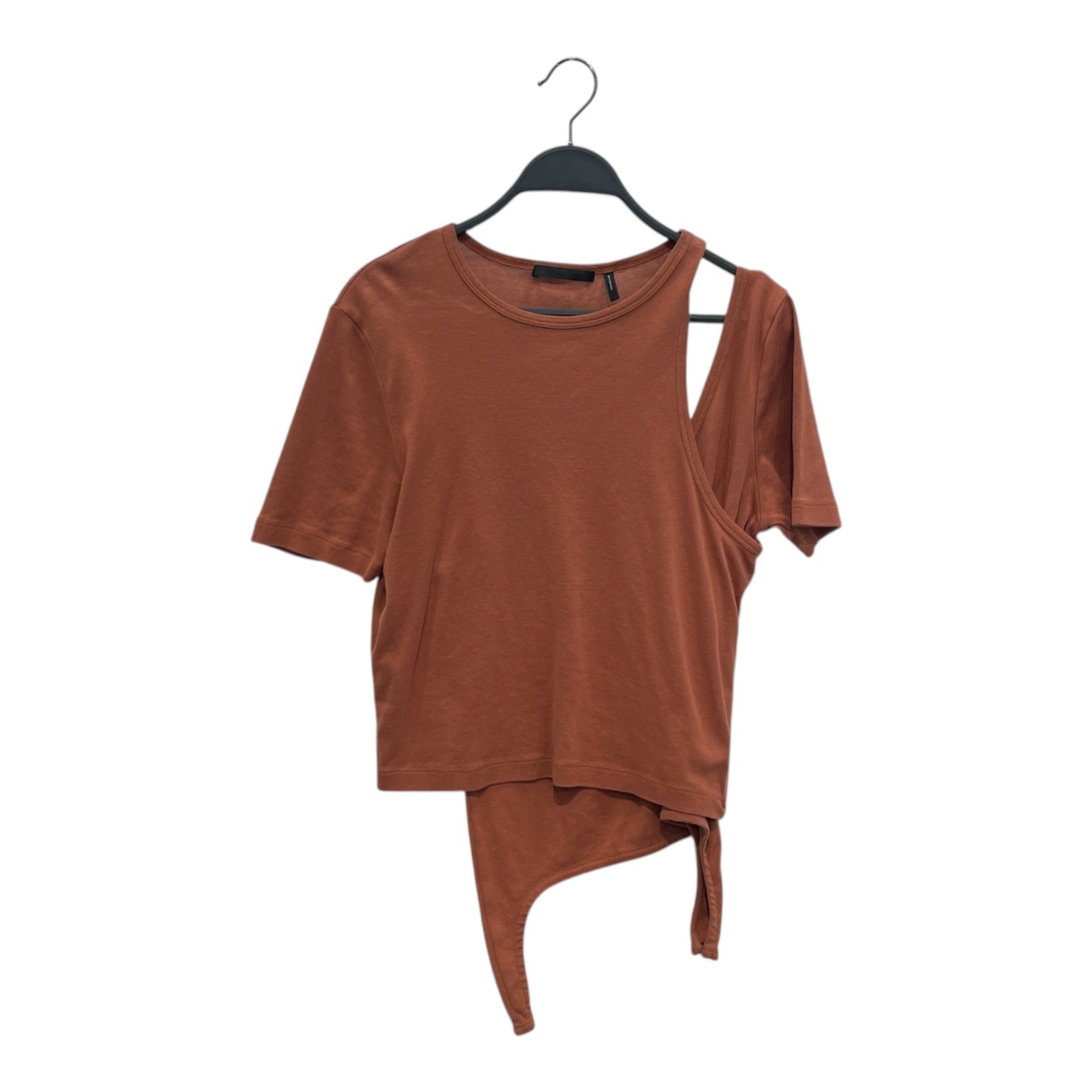 Helmut Lang/LS Blouse/L/Cotton/ORN/CUTOUT LAYERED TEE view 1