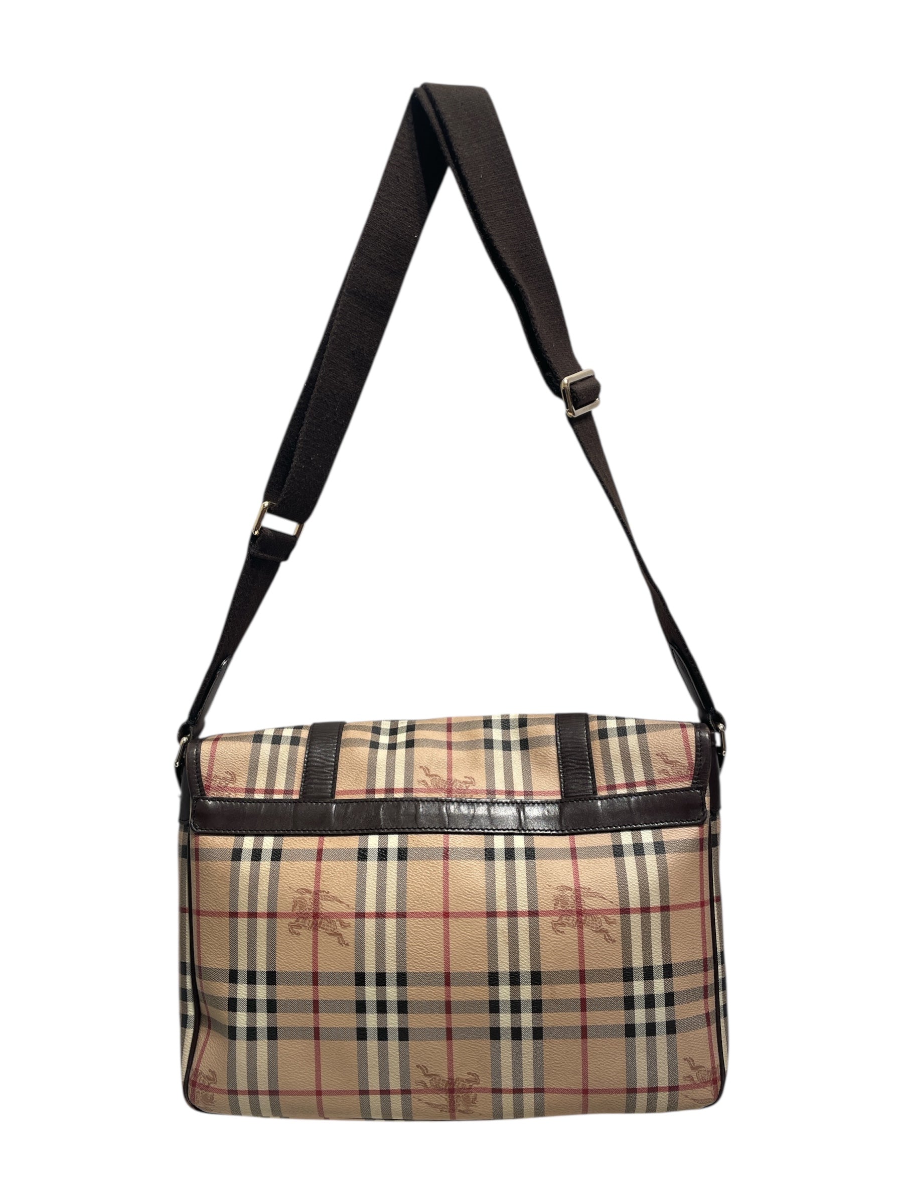 BURBERRY/Cross Body Bag/Plaid/BEG/Borse Uomo Crossbody view 2