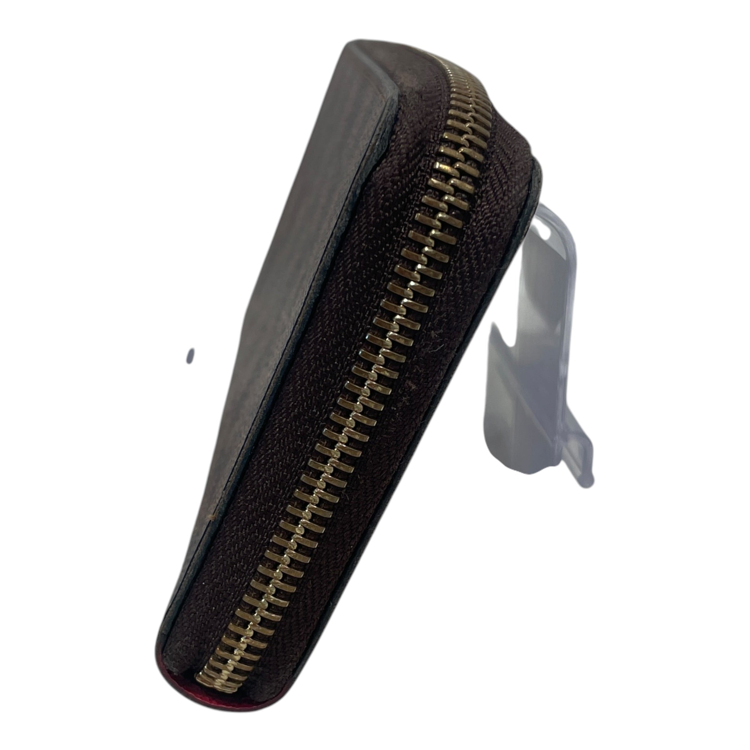 LOUIS VUITTON/Long Wallet/Monogram/Leather/BRW/L's/Clemence Zippy Wallet view 4