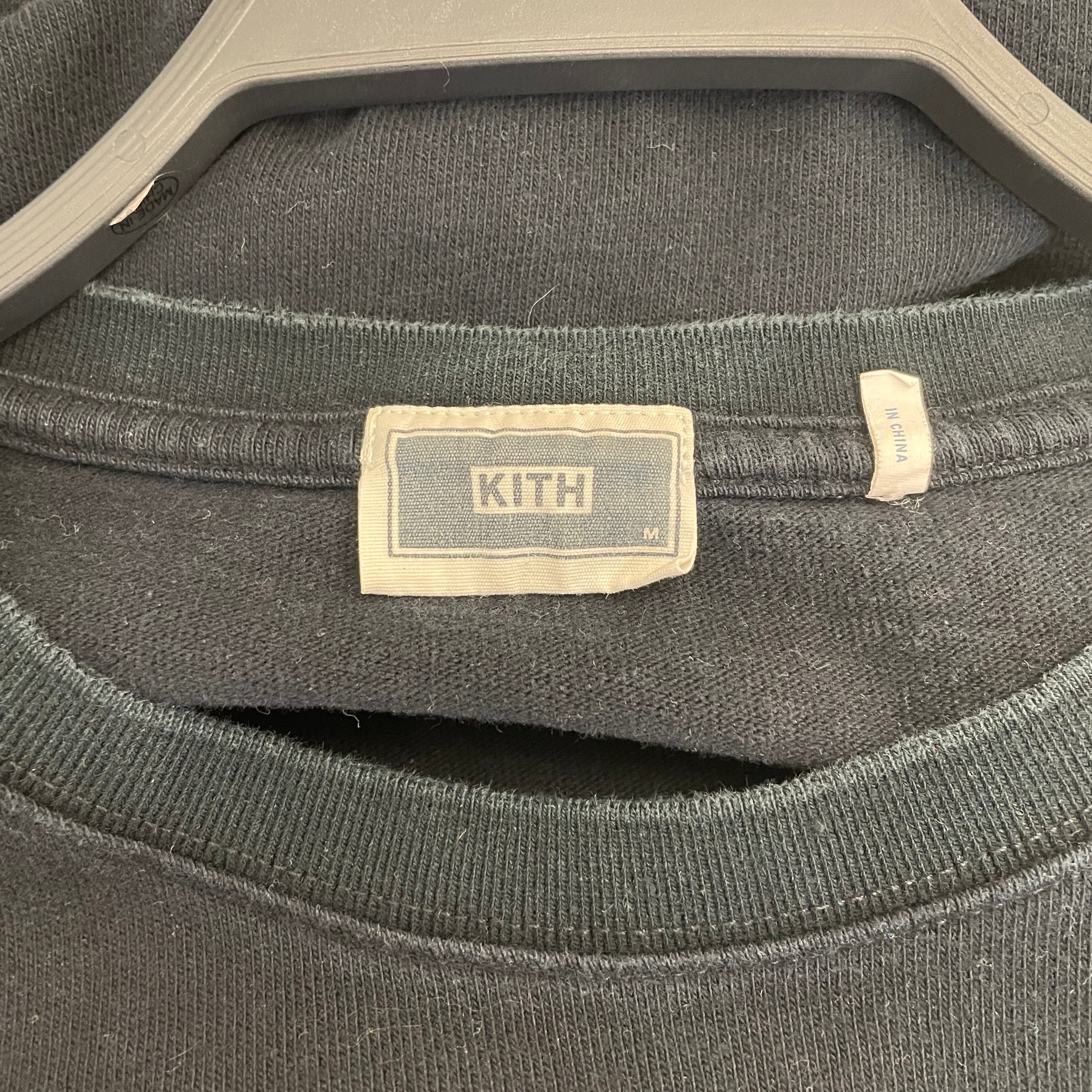 KITH/T-Shirt/M/Cotton/BLK/Graphic/Splintered Logo Tee view 3
