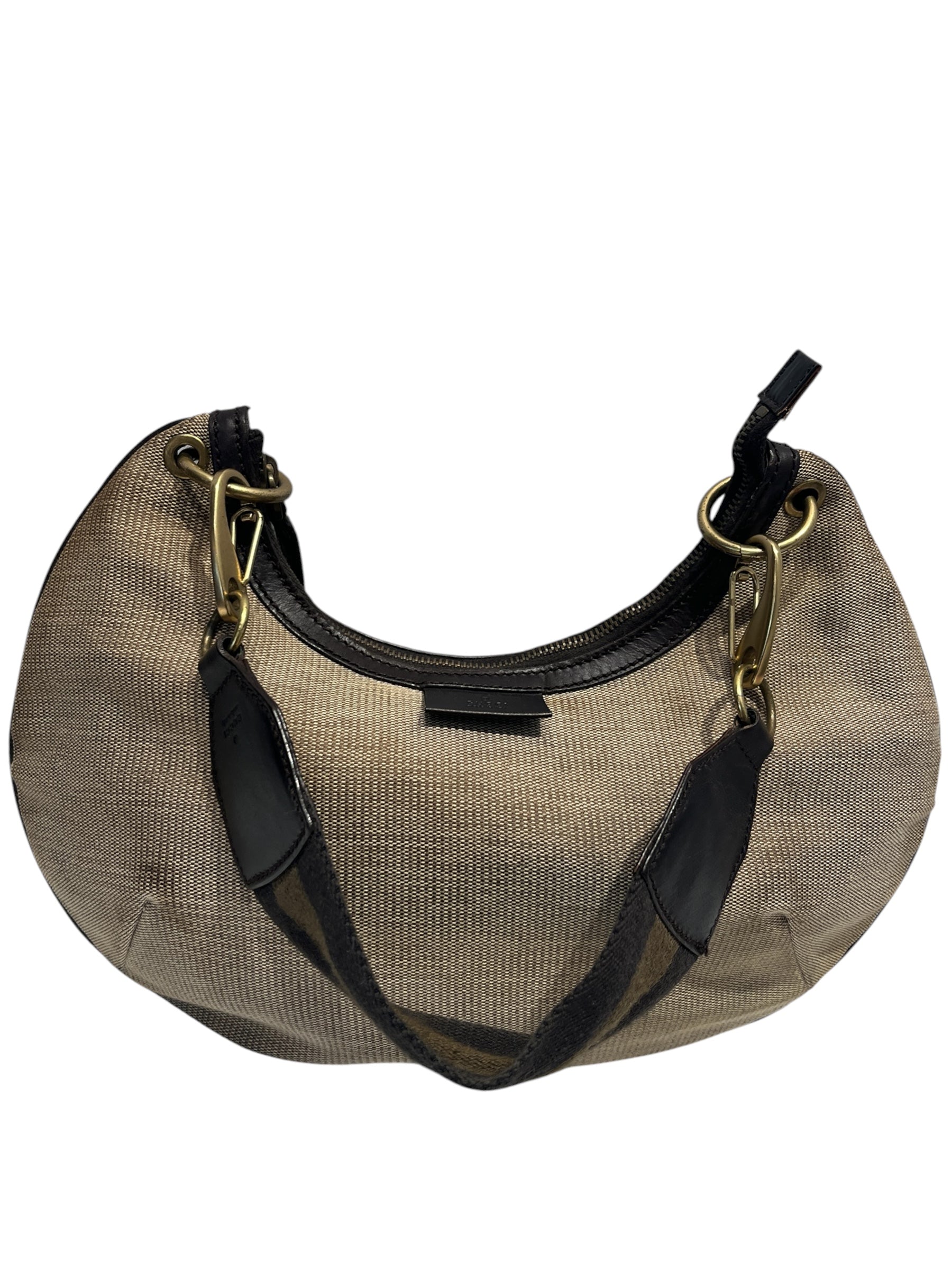 GUCCI/Clutch Bag/Leather/KHK/GOLD view 1