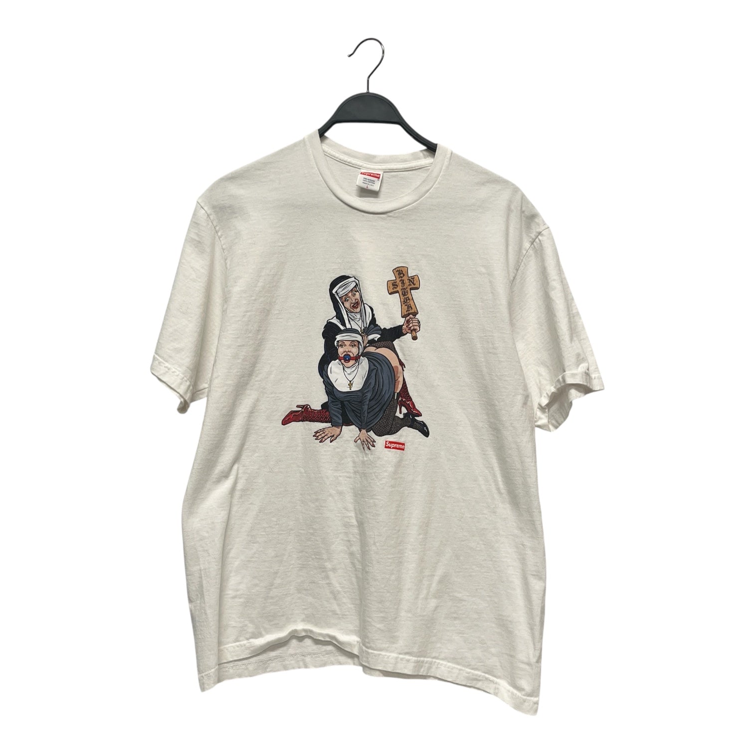 Supreme/T-Shirt/L/Cotton/BLK/NUNS GRAPHIC view 1